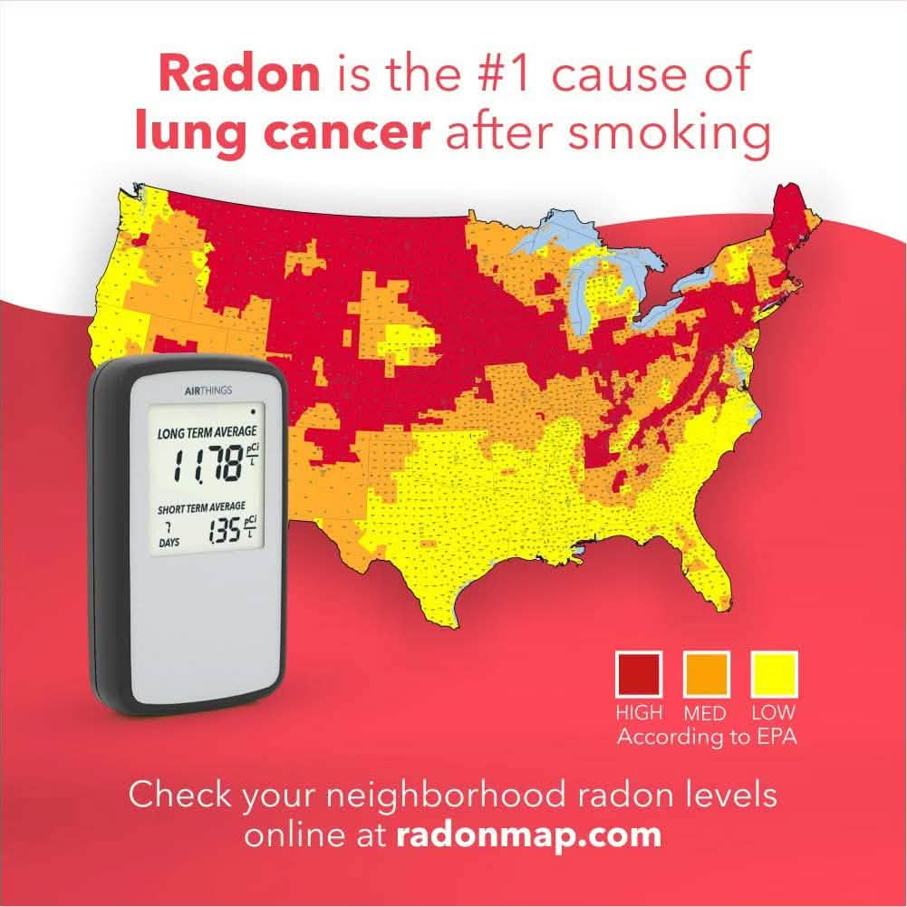 Airthings Corentium Home Radon-Detektor 223 Tragbar