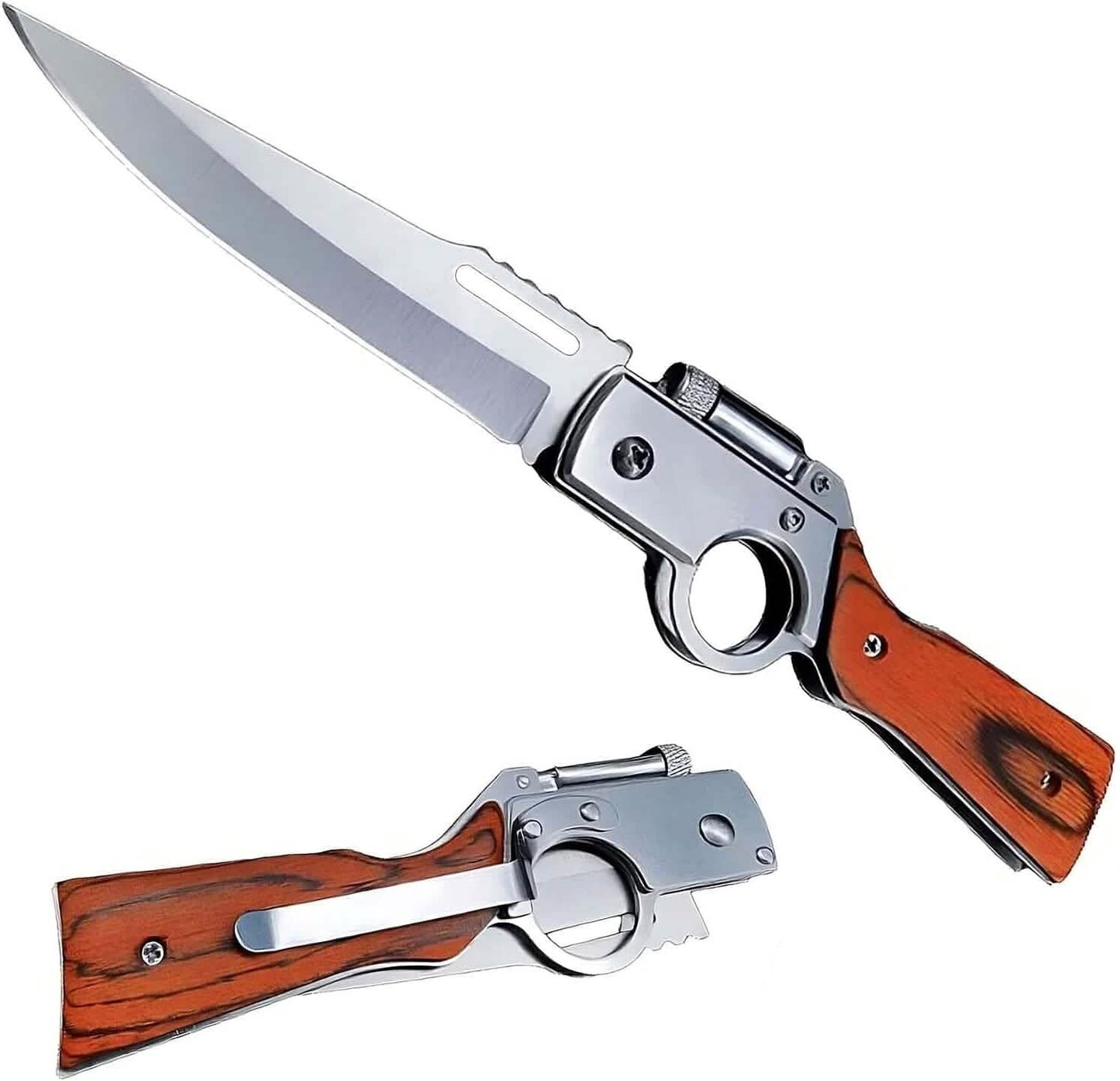 AK47 Taschenklappmesser, Taktisches Messer für Camping, Jagd, Überleben, Indoor- und Outdoor-Aktivitäten