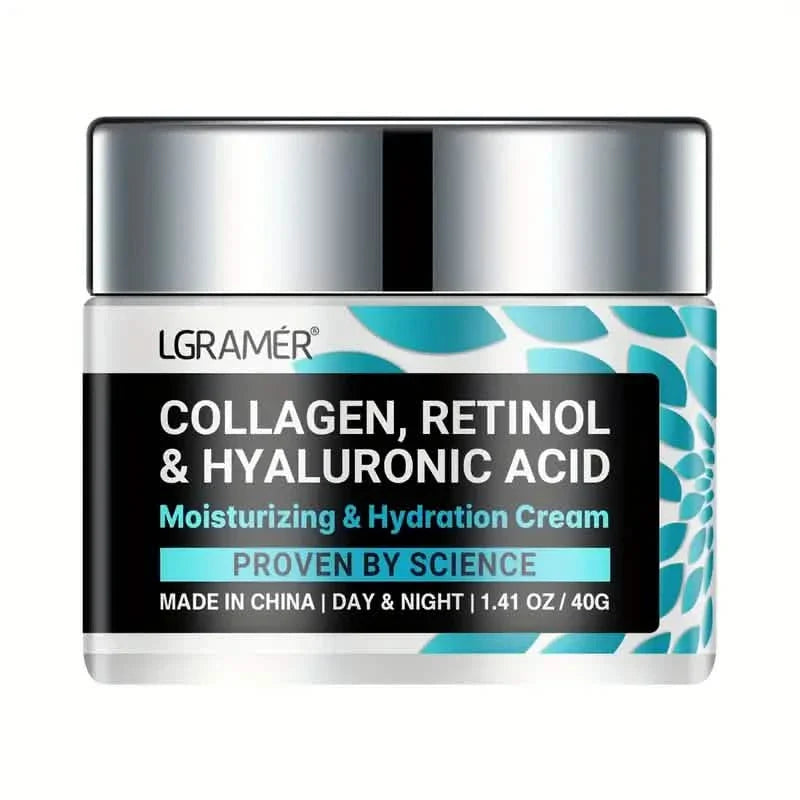 All-in-One Kollagen-Retinol-Hyaluronsäure-Feuchtigkeitscreme für straffere Haut