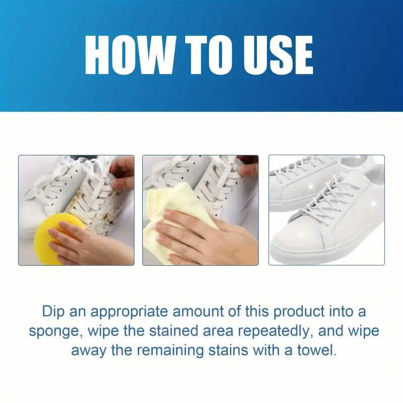 All-in-One Gel-Sneakerreiniger mit Natriumhydrogencarbonat