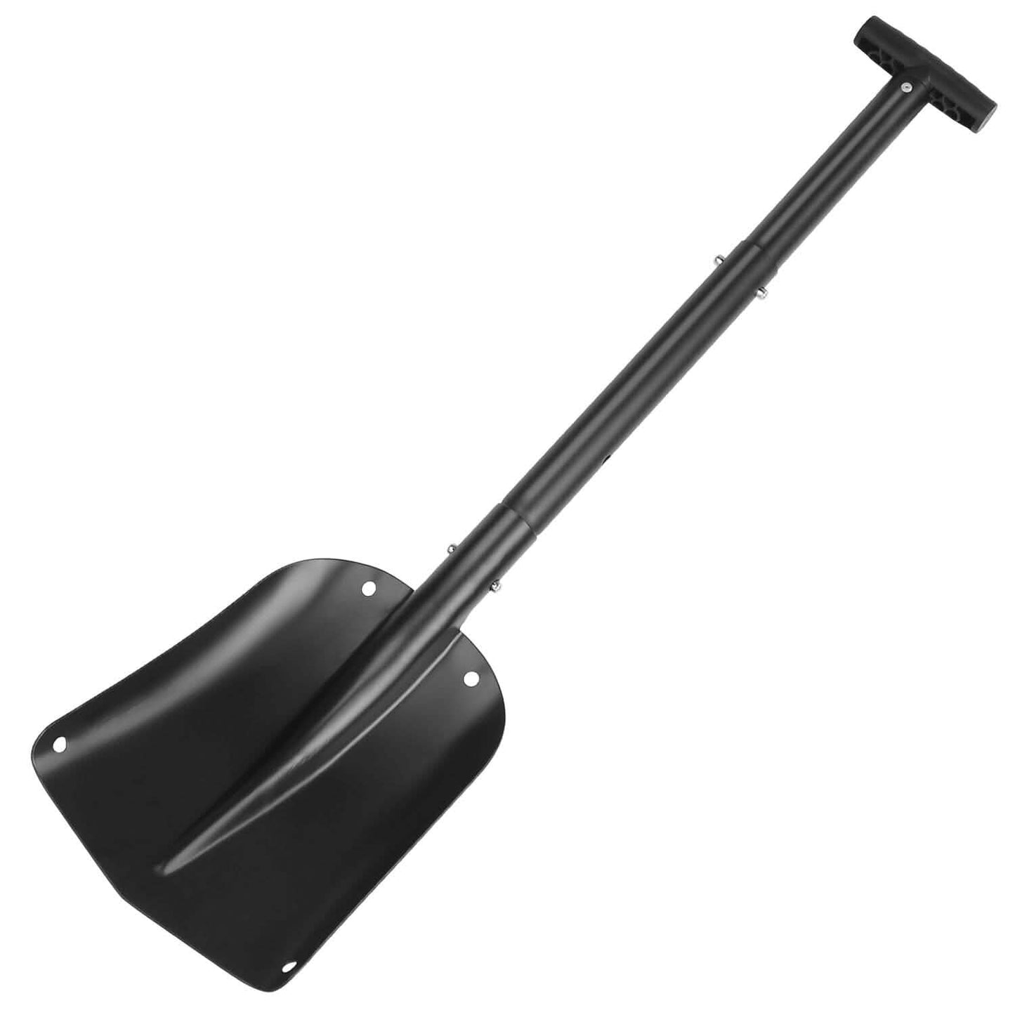 Aluminium-Schneeschaufel Tragbare, leichte Camping-, Garten-, Strand-Schaufel