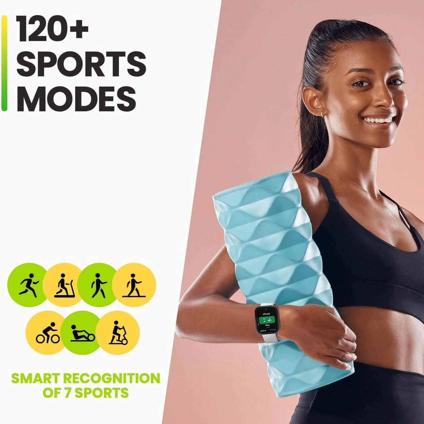 Amazfit Bip 5 Smartwatch mit extragroßem Display, Bluetooth-Anrufen und integriertem Alexa (Generalüberholt)