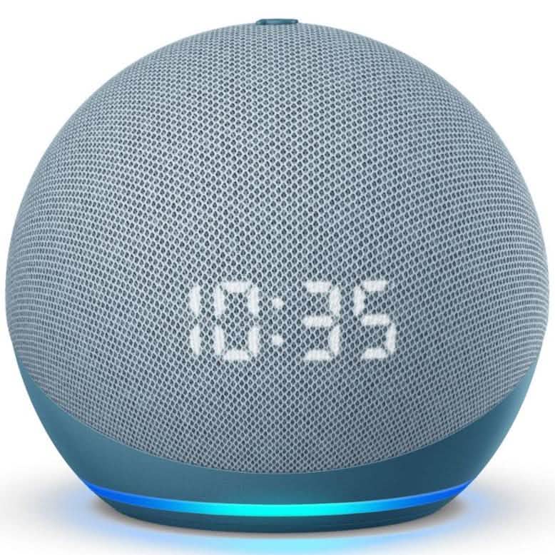 Amazon Echo Dot (4. Generation) Smarter Lautsprecher mit Uhr und Alexa