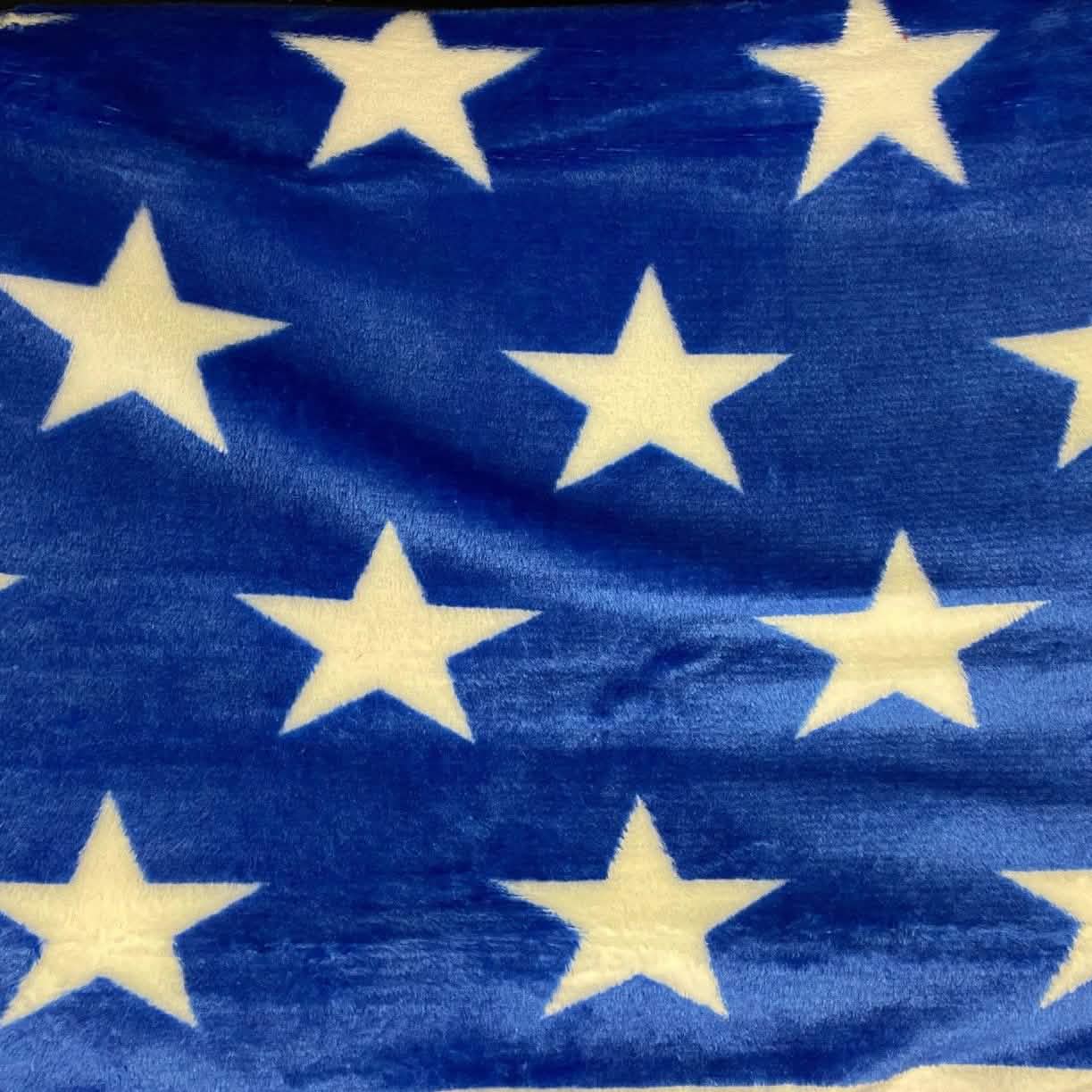 Amerikanische Flagge Ultra-weiche Überwurfdecke im Überformat
