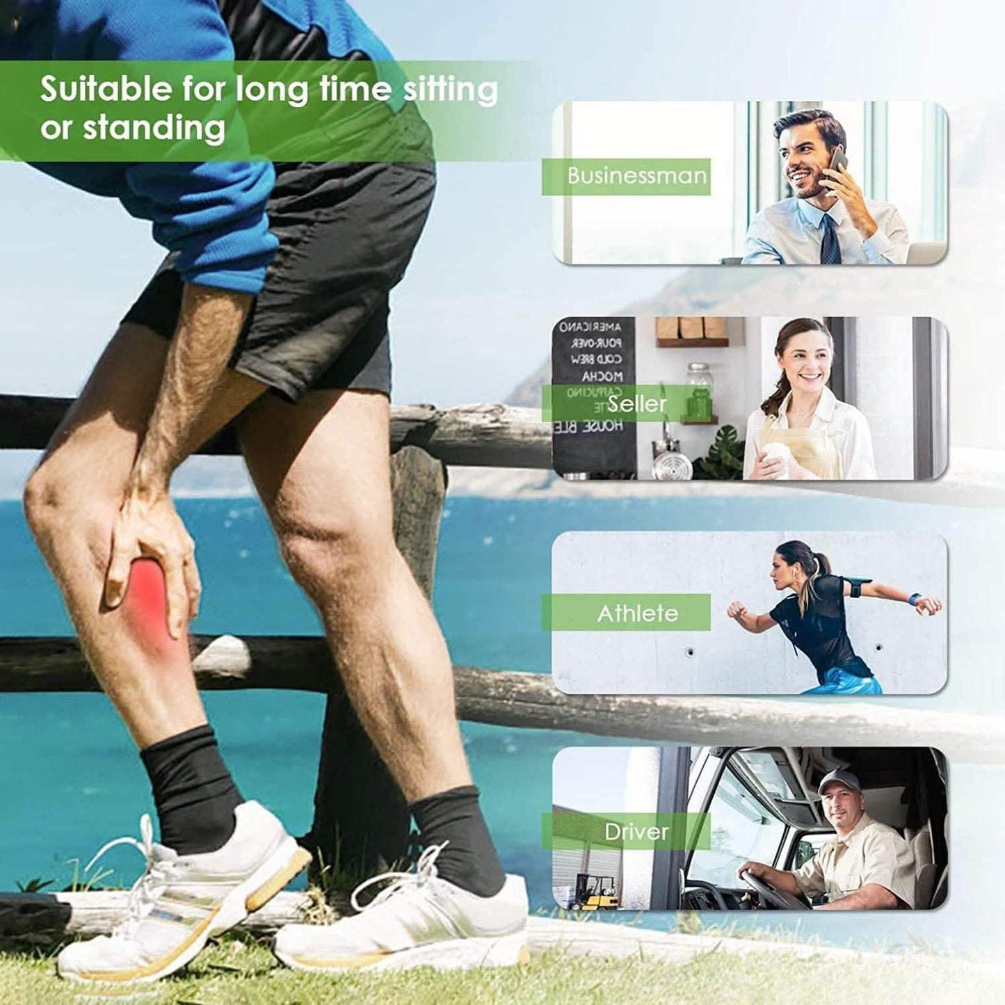Amzdeal Elektrisches Bein- und Armmassagegerät