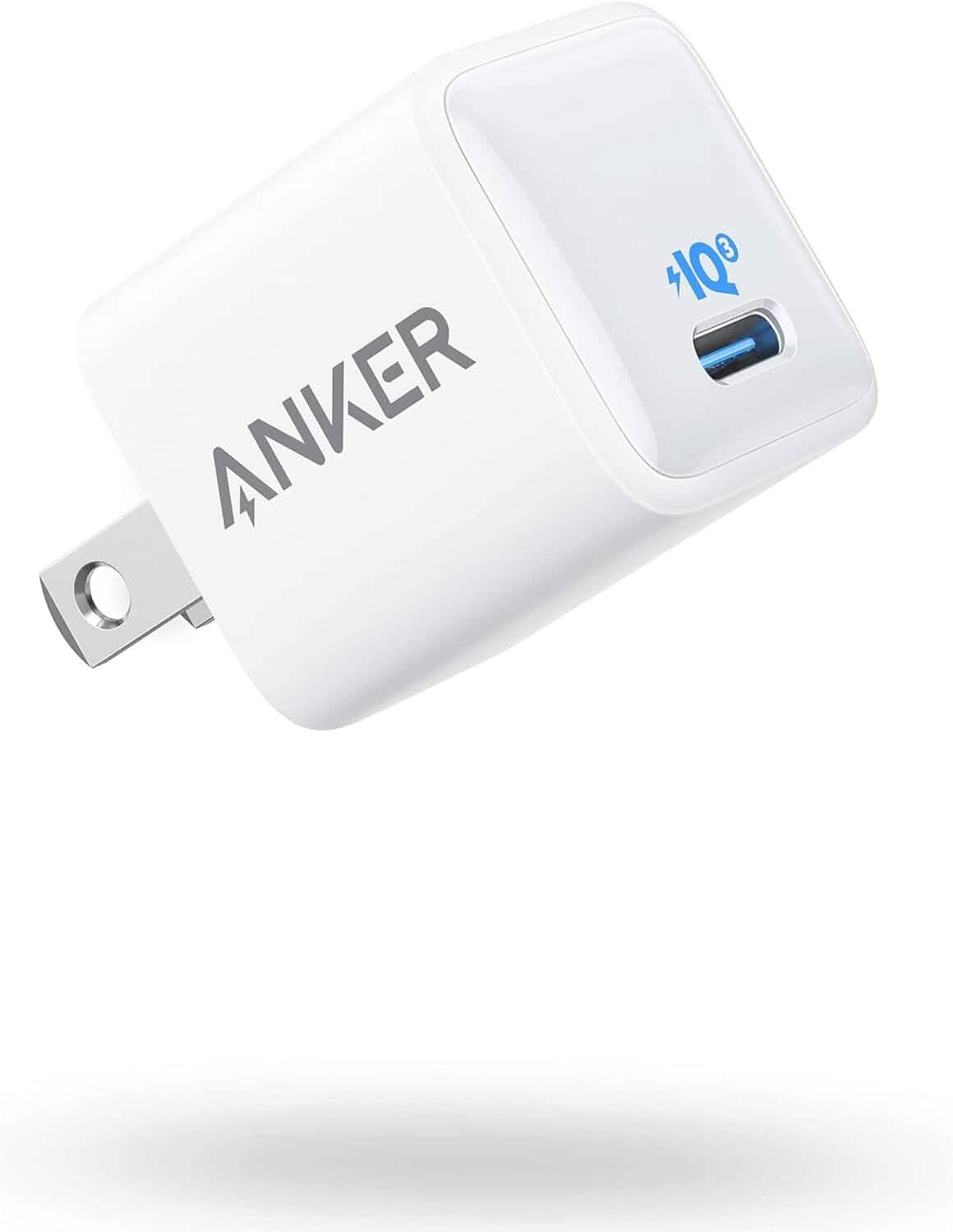 Anker Nano 511 Kompaktes USB-C 18W Schnellladegerät für iPhone iPad (Generalüberholt)