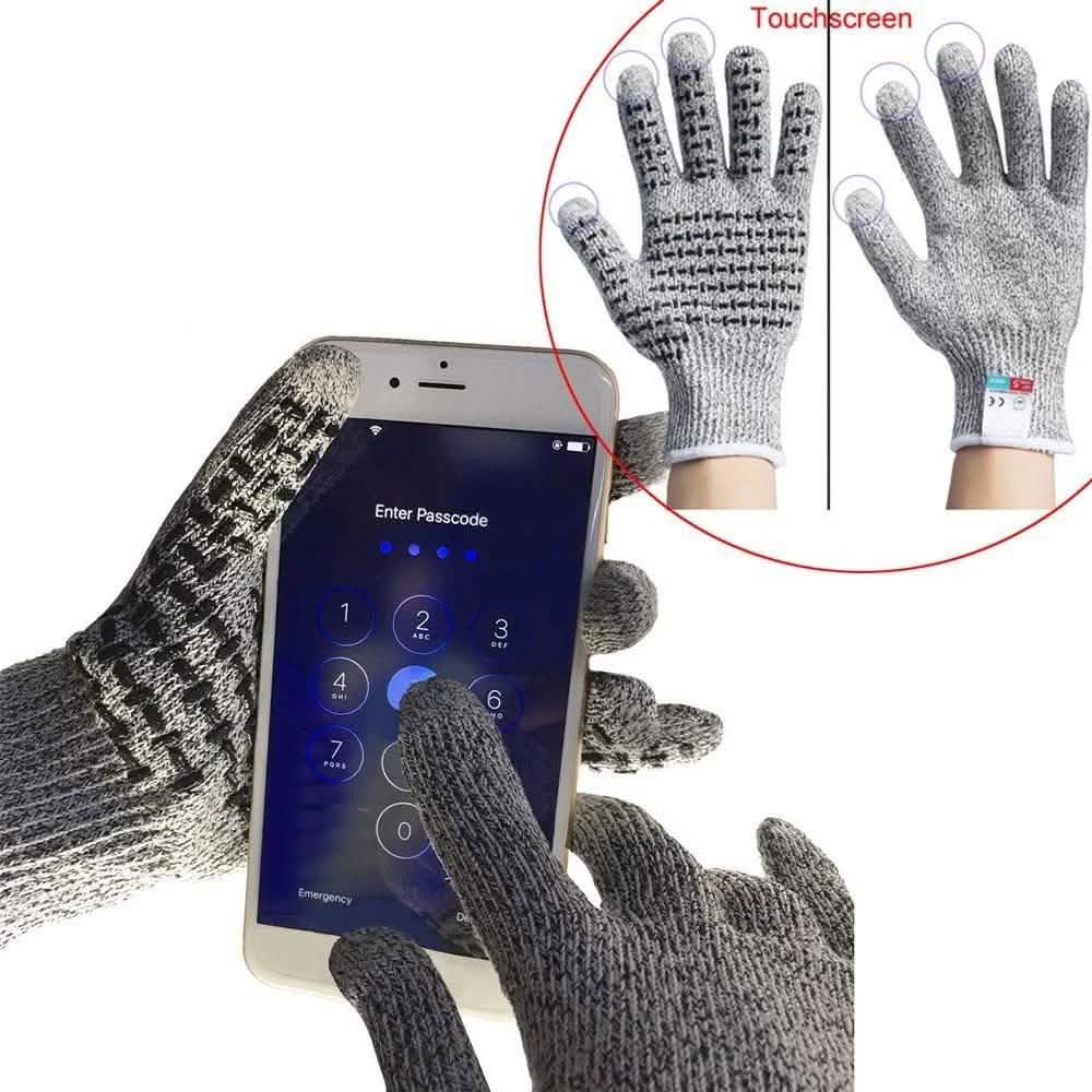 Schnittschutzhandschuhe 5 Sicherheitsstufe Schnittfest Stichfest Edelstahl