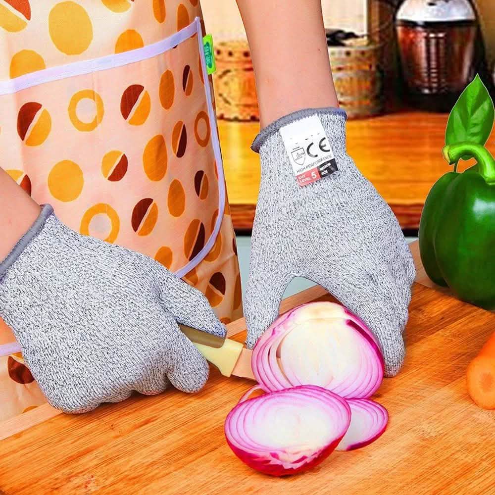 Schnittschutzhandschuhe 5 Sicherheitsstufe Schnittfest Stichfest Edelstahl