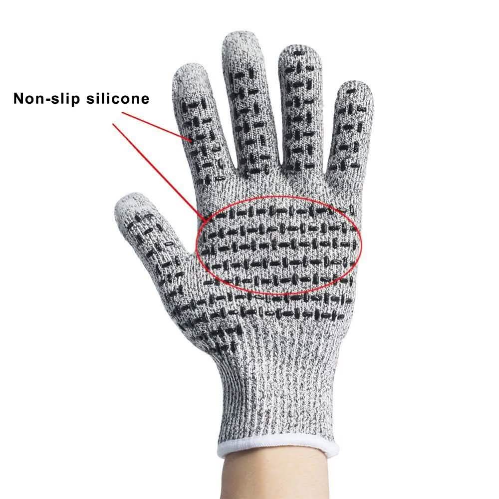 Schnittschutzhandschuhe 5 Sicherheitsstufe Schnittfest Stichfest Edelstahl