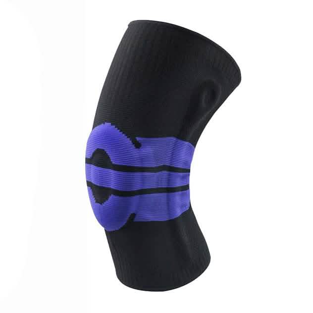 Rutschfeste Federn Stabilisatoren Knie-Kompressionsbandage mit Patella-Gel-Polster