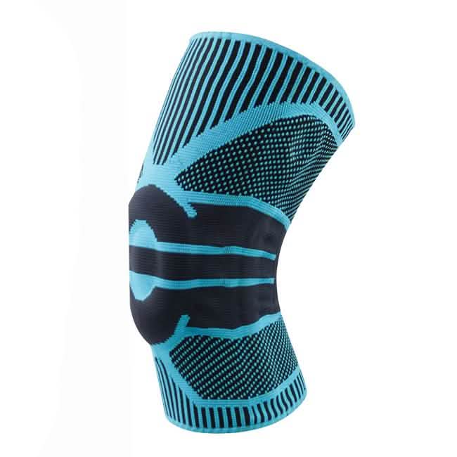 Rutschfeste Federn Stabilisatoren Knie-Kompressionsbandage mit Patella-Gel-Polster