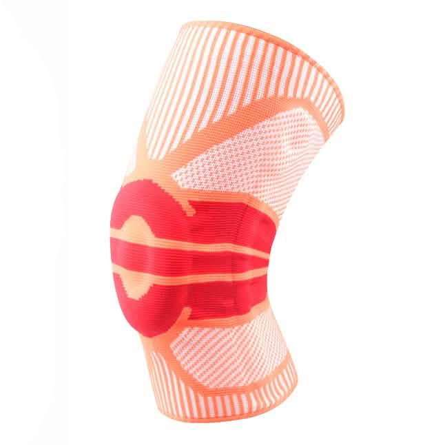 Rutschfeste Federn Stabilisatoren Knie-Kompressionsbandage mit Patella-Gel-Polster