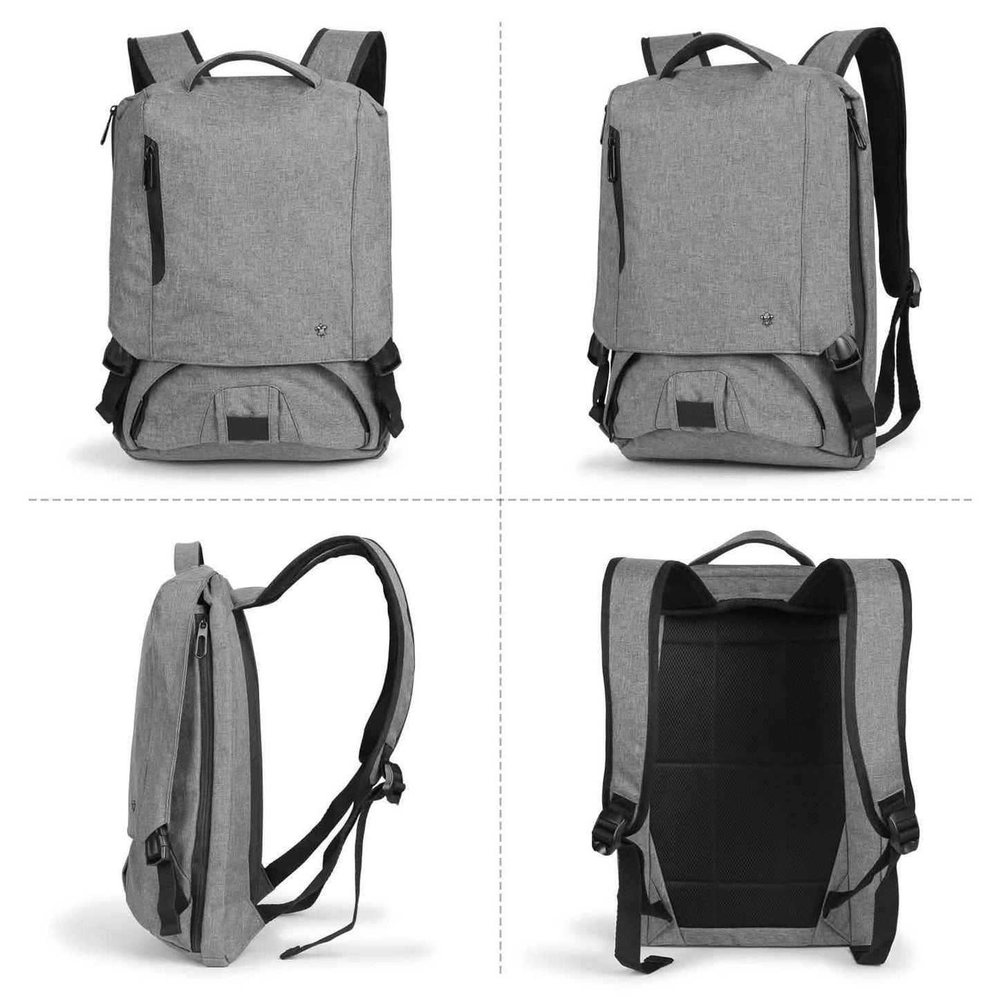 Diebstahlsicherer 14-Zoll-Laptop-Rucksack für Reisen, wasserdicht, Business, Schule
