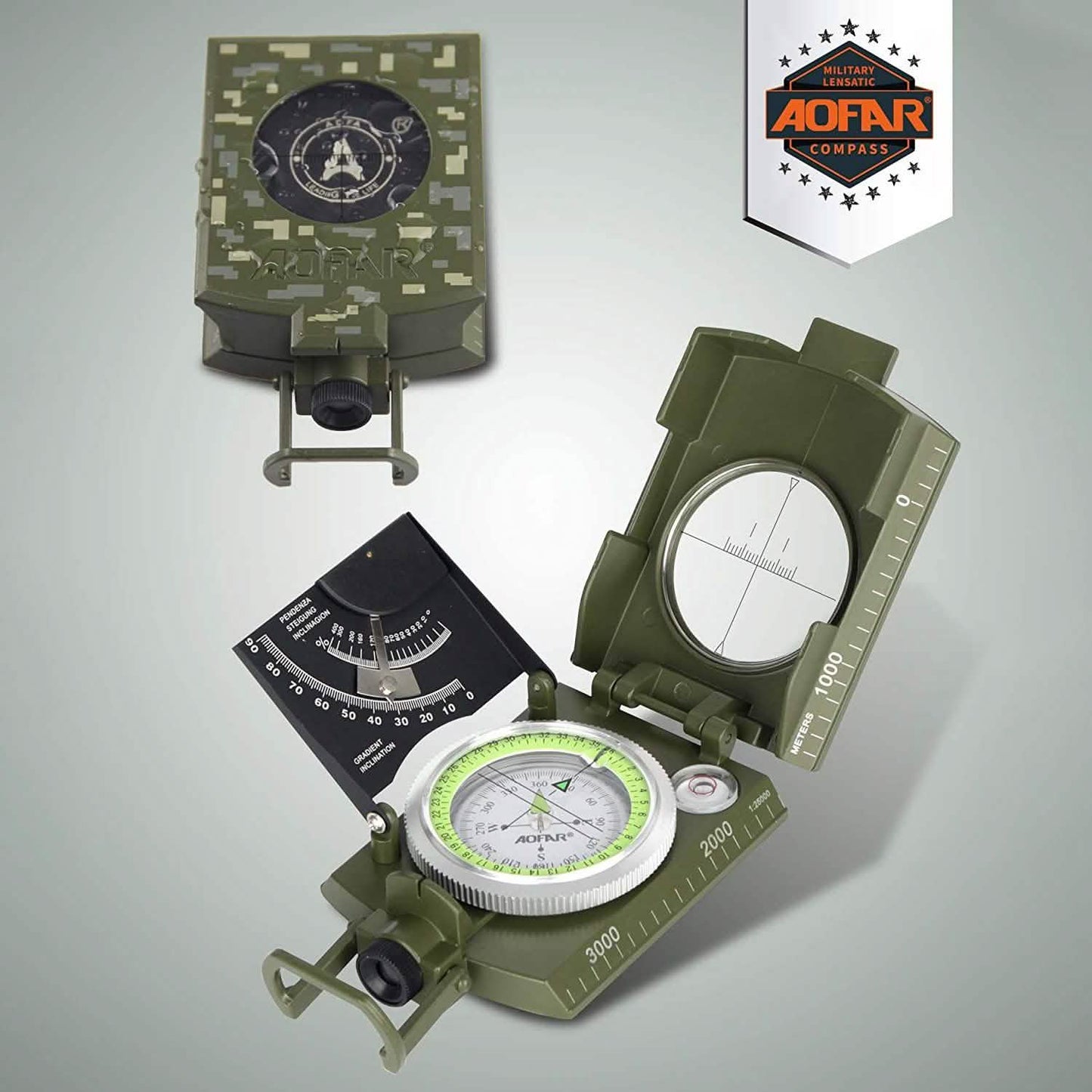 AOFAR Militärkompass AF-4074