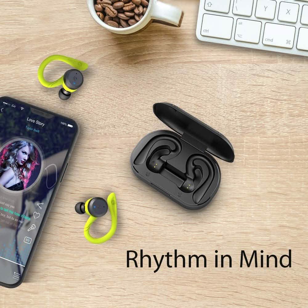 APEKX Bluetooth-Kopfhörer, True Wireless In-Ear-Kopfhörer mit Ladecase