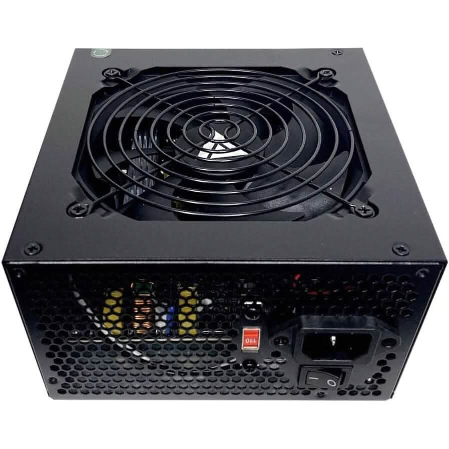 Apevia ATX-ES600W Essence 600W ATX semi-modulares Gaming-Netzteil mit automatischer Temperaturregelung (Generalüberholt)