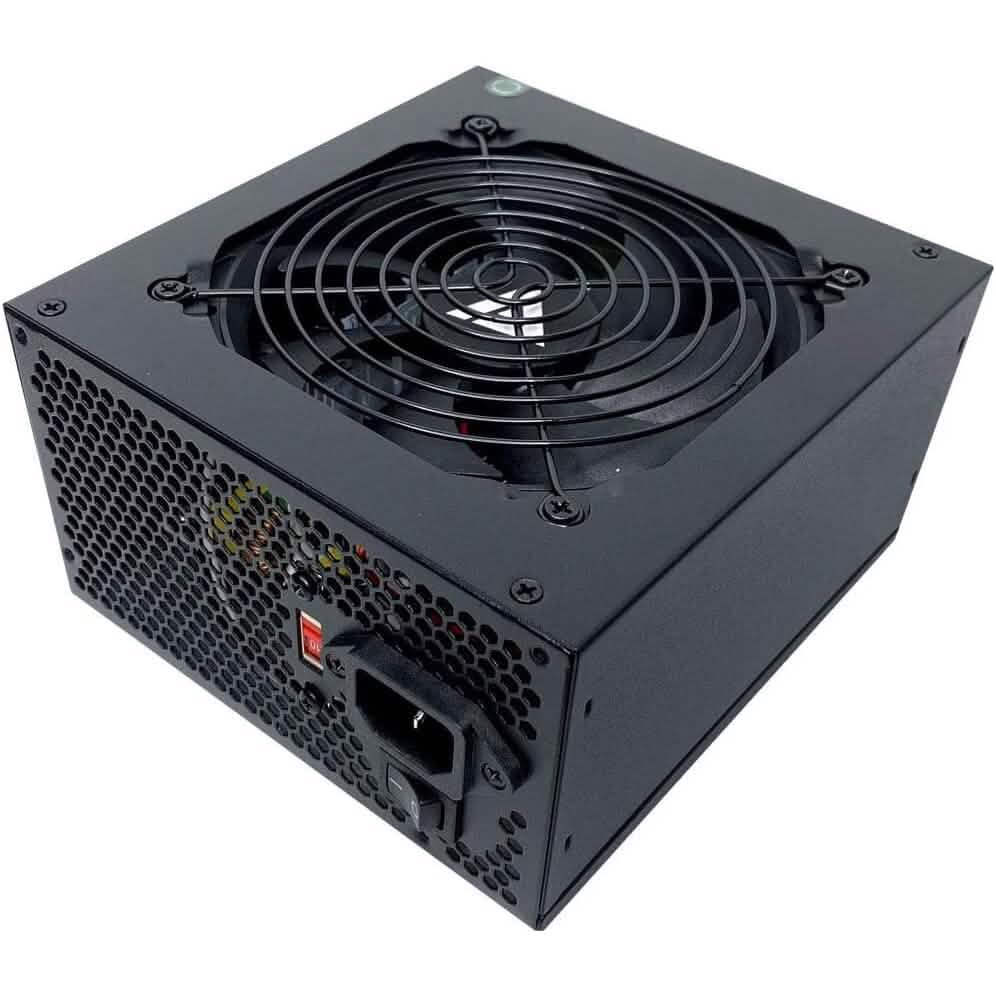 Apevia ATX-ES600W Essence 600W ATX semi-modulares Gaming-Netzteil mit automatischer Temperaturregelung (Generalüberholt)