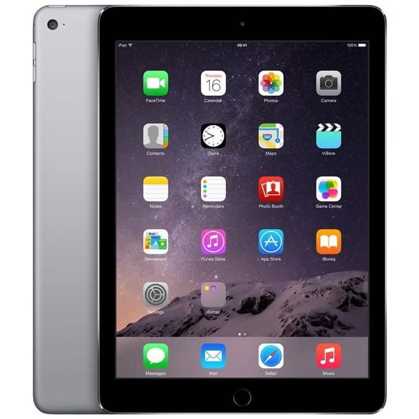 Apple iPad Air Wi-Fi + 4G LTE, Werksentsperrt, Space Gray - 16 GB (Generalüberholt)