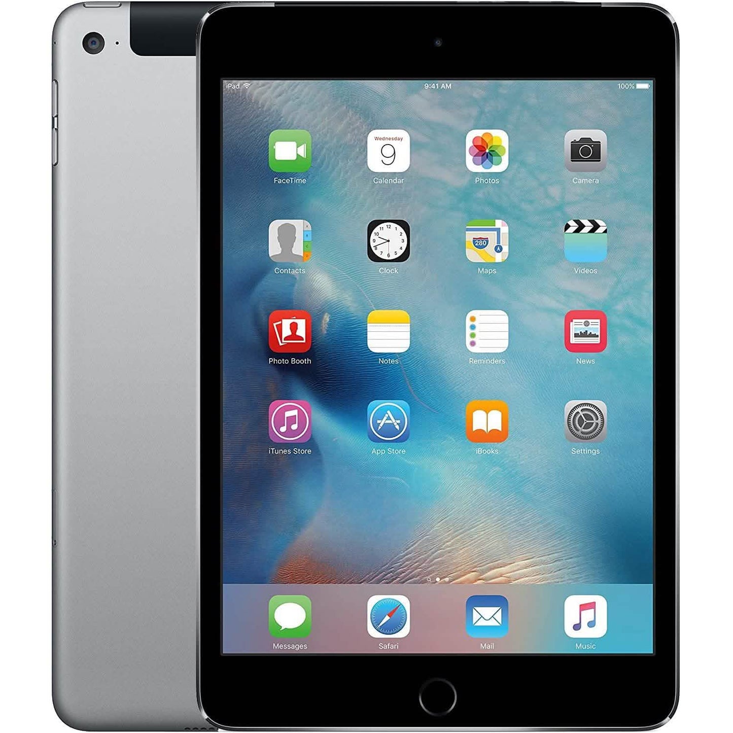 Apple iPad Mini 4 WiFi + Cellular 4G LTE - Vollständig Entsperrt (Generalüberholt)