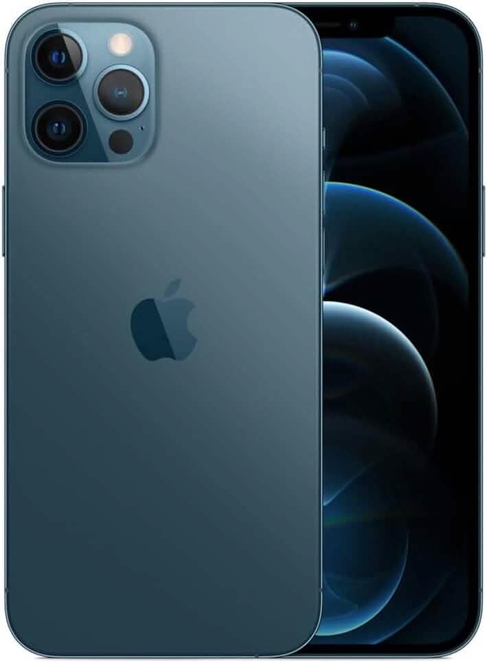 Apple iPhone 12 Pro, 256GB, Pazifikblau – Vollständig entsperrt (Generalüberholt)