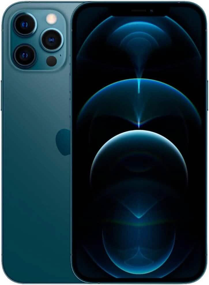 Apple iPhone 12 Pro, 256GB, Pazifikblau – Vollständig entsperrt (Generalüberholt)