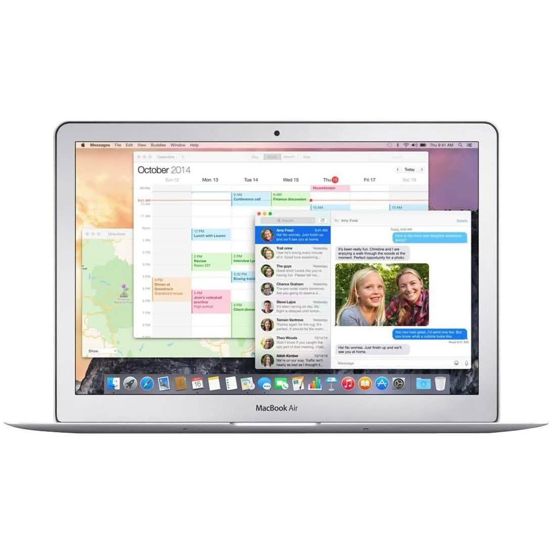 Apple Macbook Air 13" i5 1,6GHz 8GB RAM 256GB SSD Silber MJVG2LL/A (Generalüberholt)