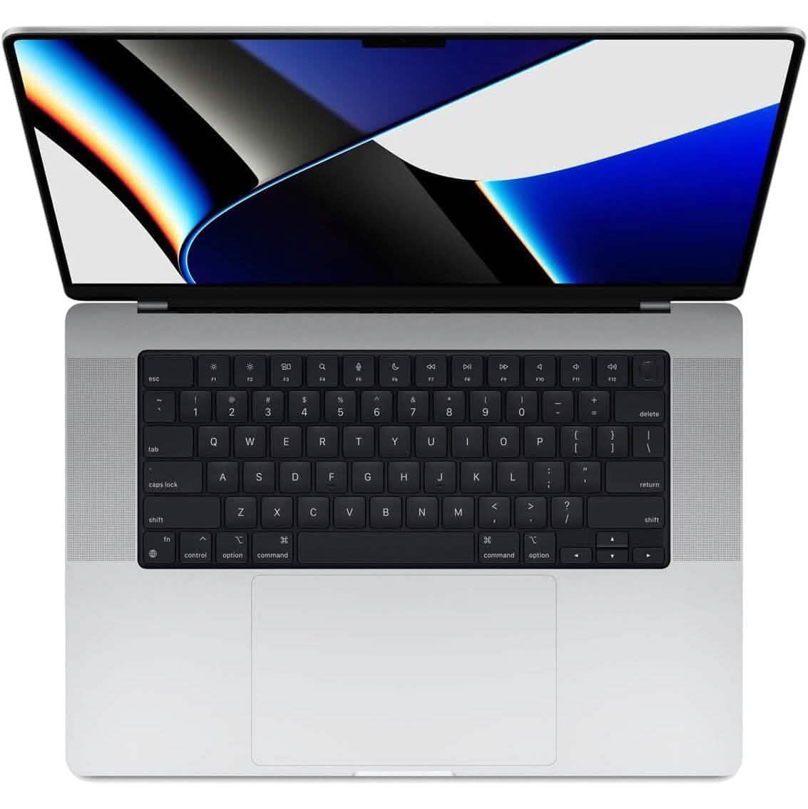 Apple MacBook Pro mit Apple M1 Pro Chip (16 Zoll, 16 GB RAM, 512 GB SSD) Silber MK1E3LL/A (Generalüberholt)