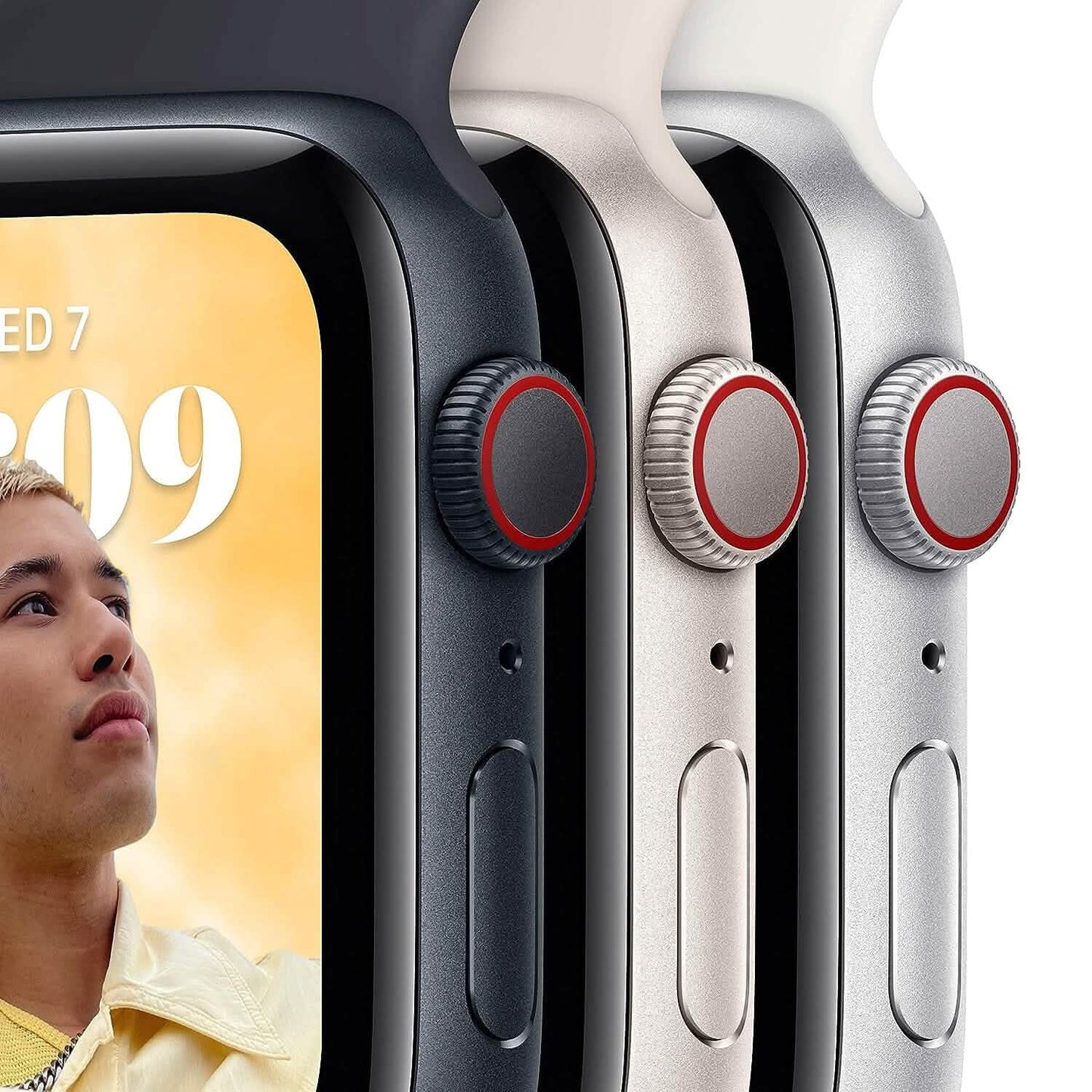 Apple Watch SE (2. Gen, GPS) Aluminiumgehäuse mit Sportarmband (Generalüberholt)