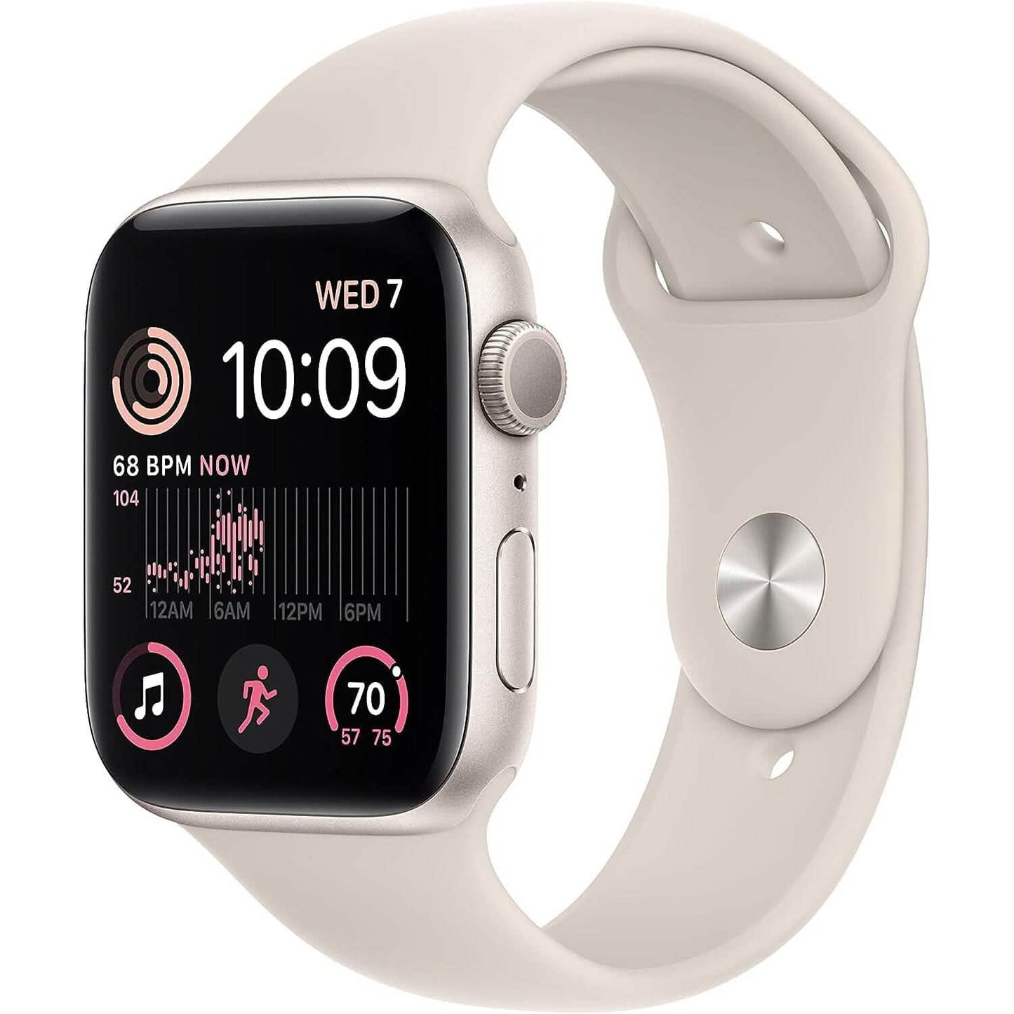 Apple Watch SE (2. Gen, GPS) Aluminiumgehäuse mit Sportarmband (Generalüberholt)