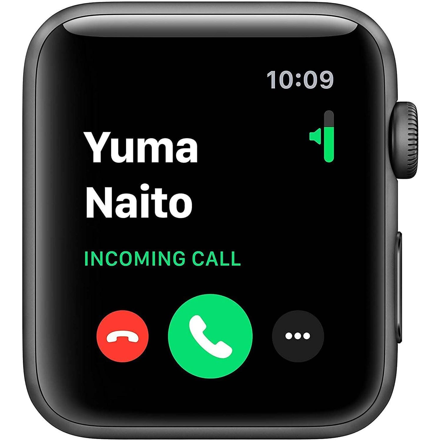 Apple Watch Series 3 GPS 42 mm Gehäuse Aluminium Space Grau mit schwarzem Sportarmband (Generalüberholt)