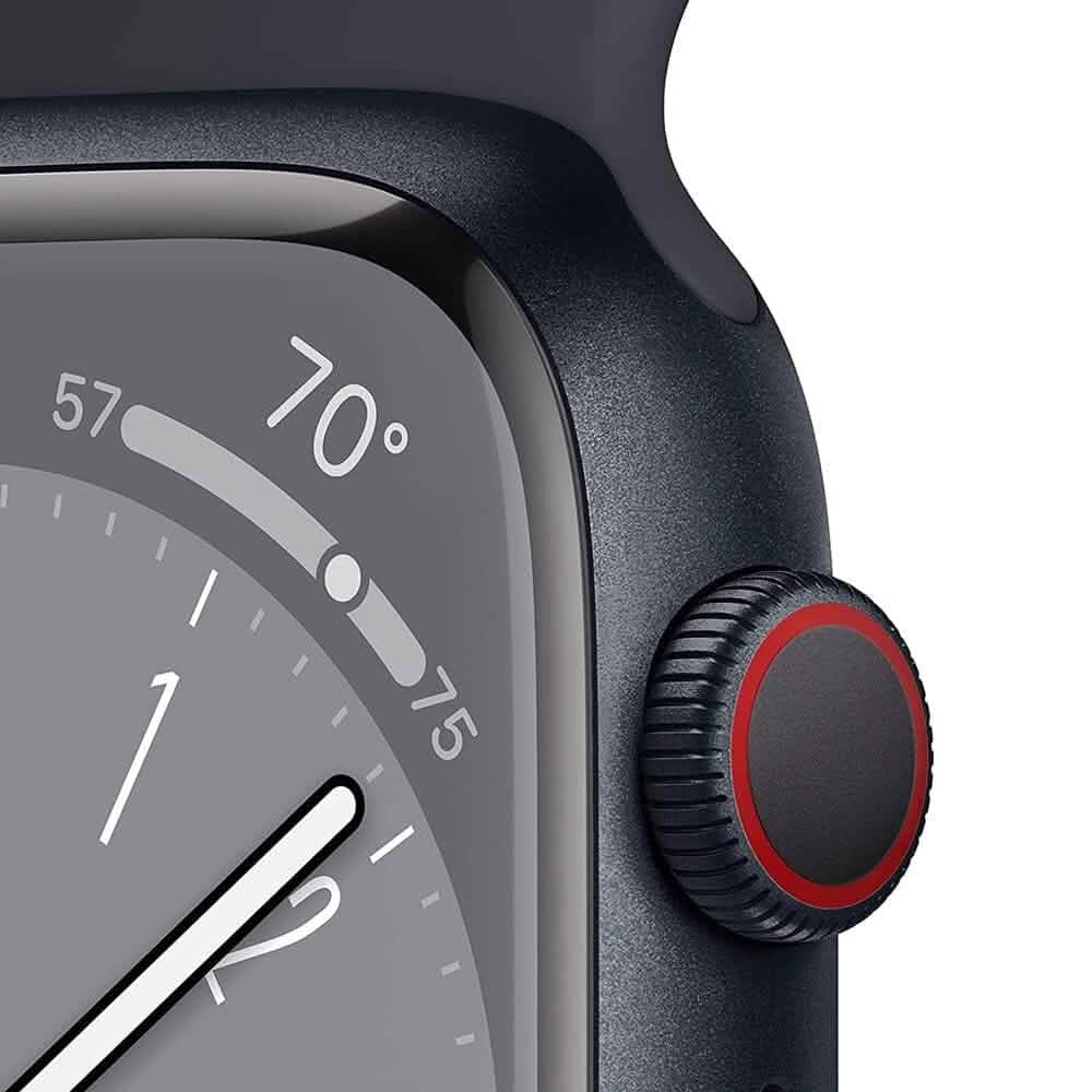 Apple Watch Series 8 GPS 41mm Aluminiumgehäuse mit Sportarmband (Generalüberholt)