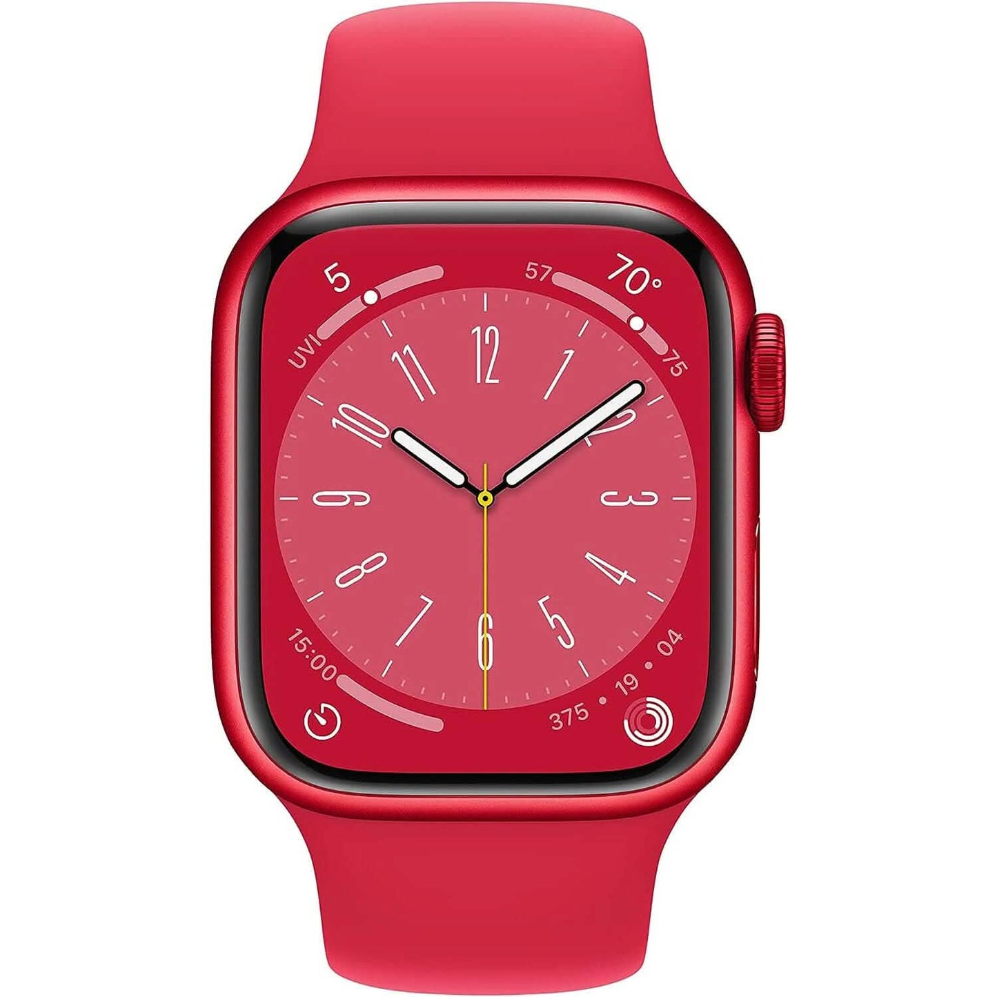 Apple Watch Series 8 GPS 41mm Aluminiumgehäuse mit Sportarmband (Generalüberholt)