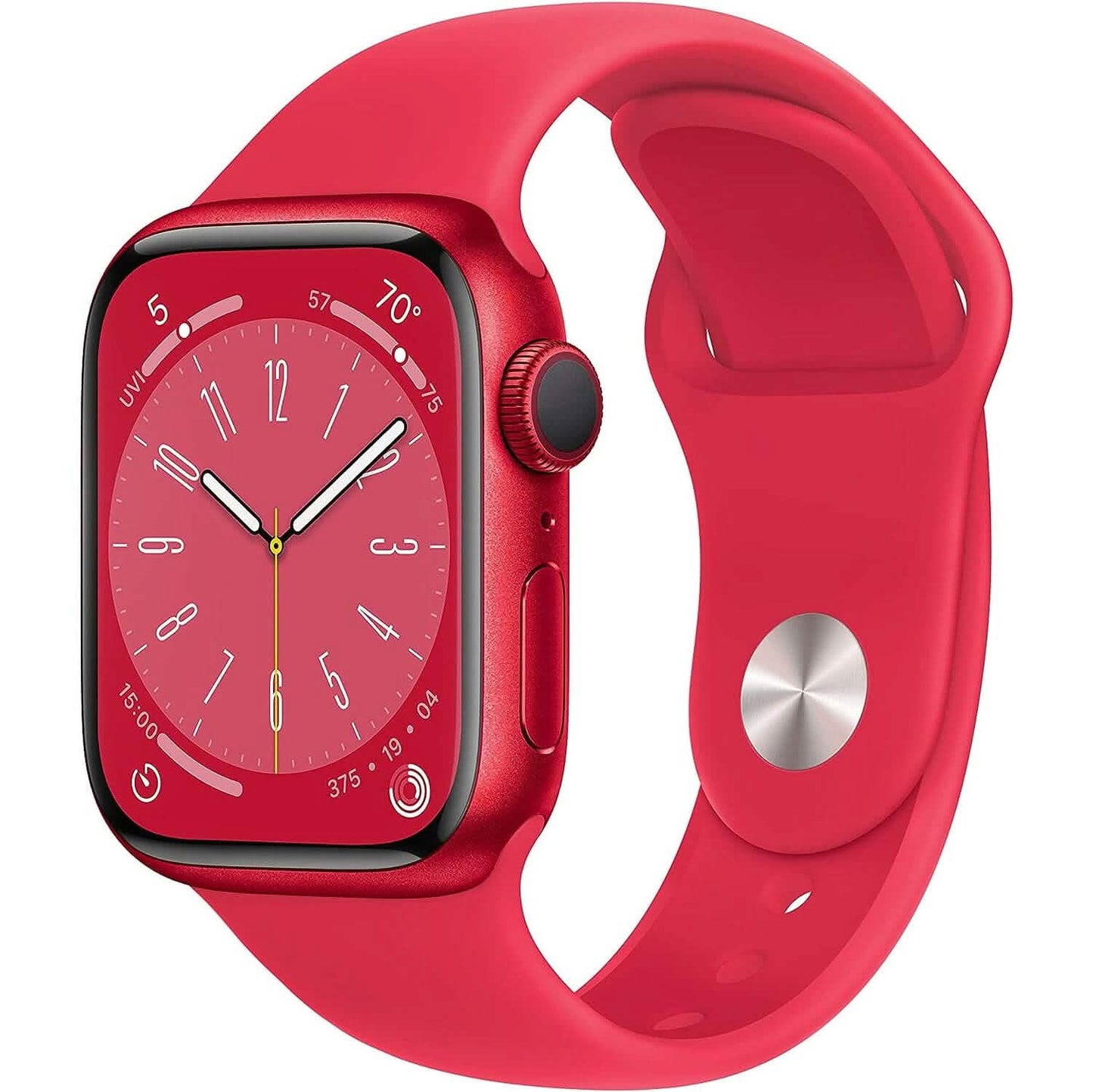Apple Watch Series 8 GPS 41mm Aluminiumgehäuse mit Sportarmband (Generalüberholt)