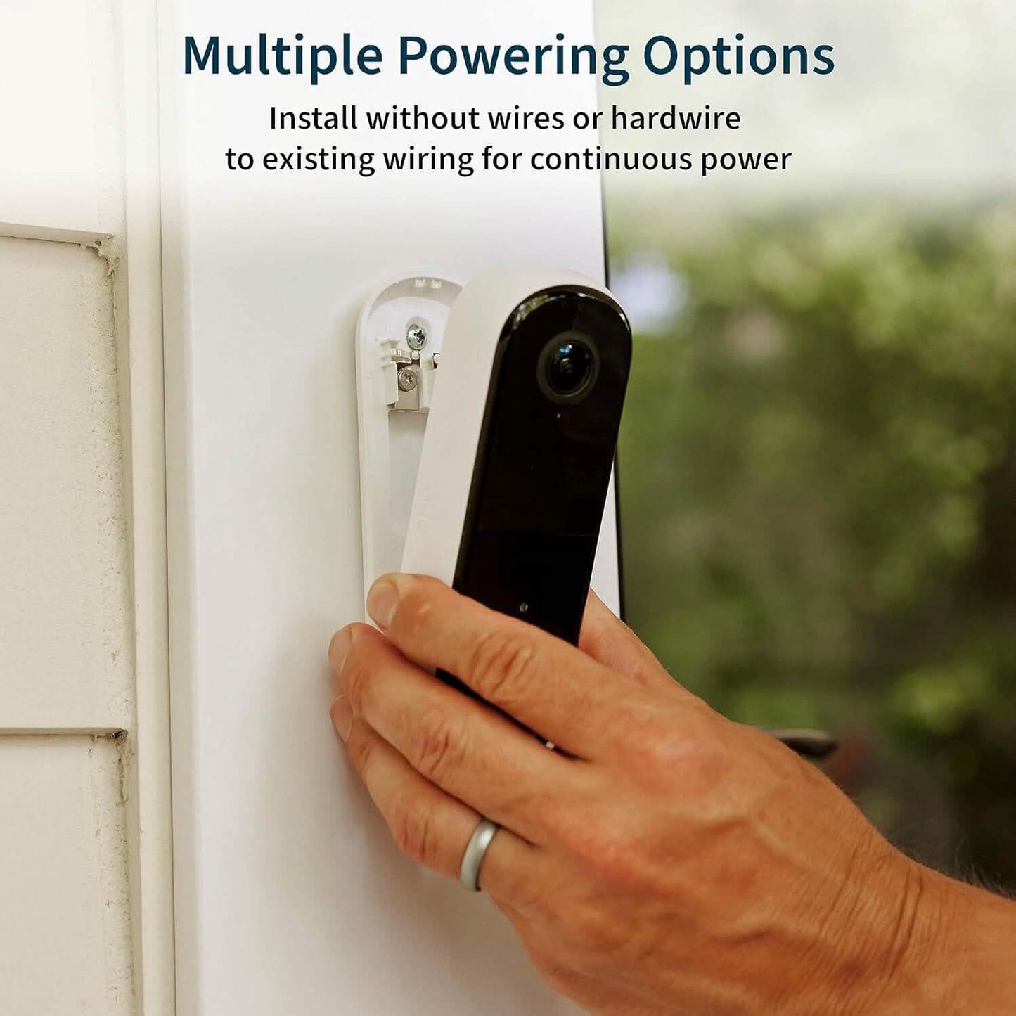 Arlo Video Doorbell 2K (2. Generation) – Batteriebetriebene oder kabelgebundene Türklingel (Generalüberholt)