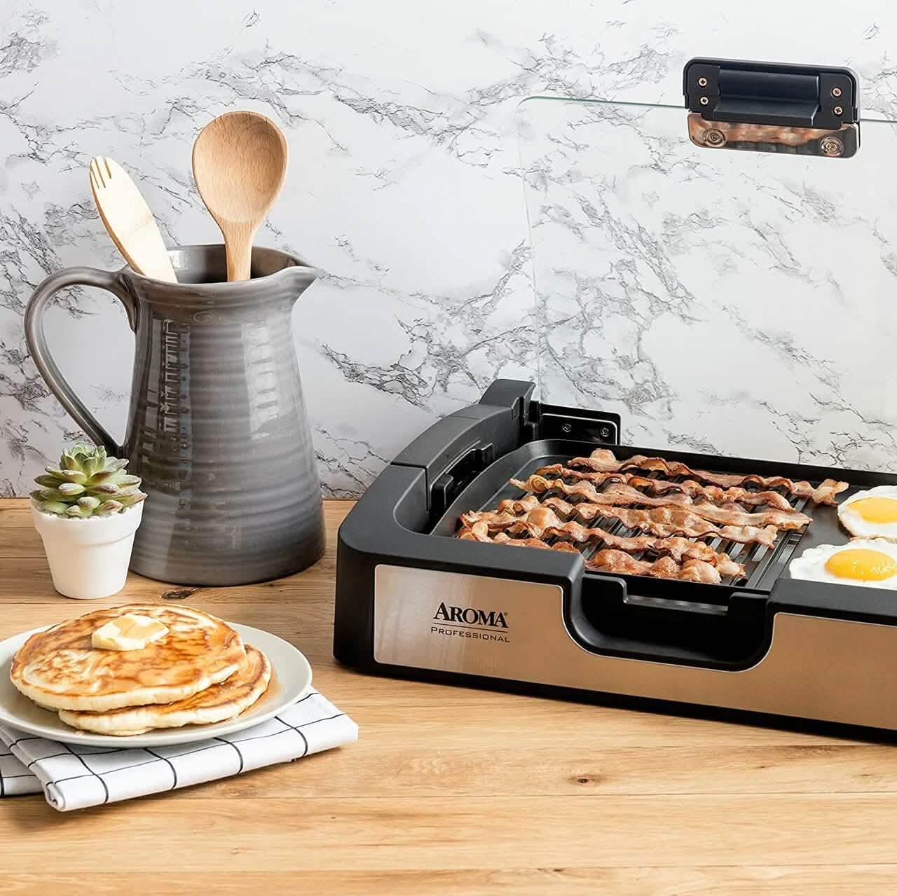 Aroma Housewares rauchfreier Elektrogrill/Griddle für den Innenbereich