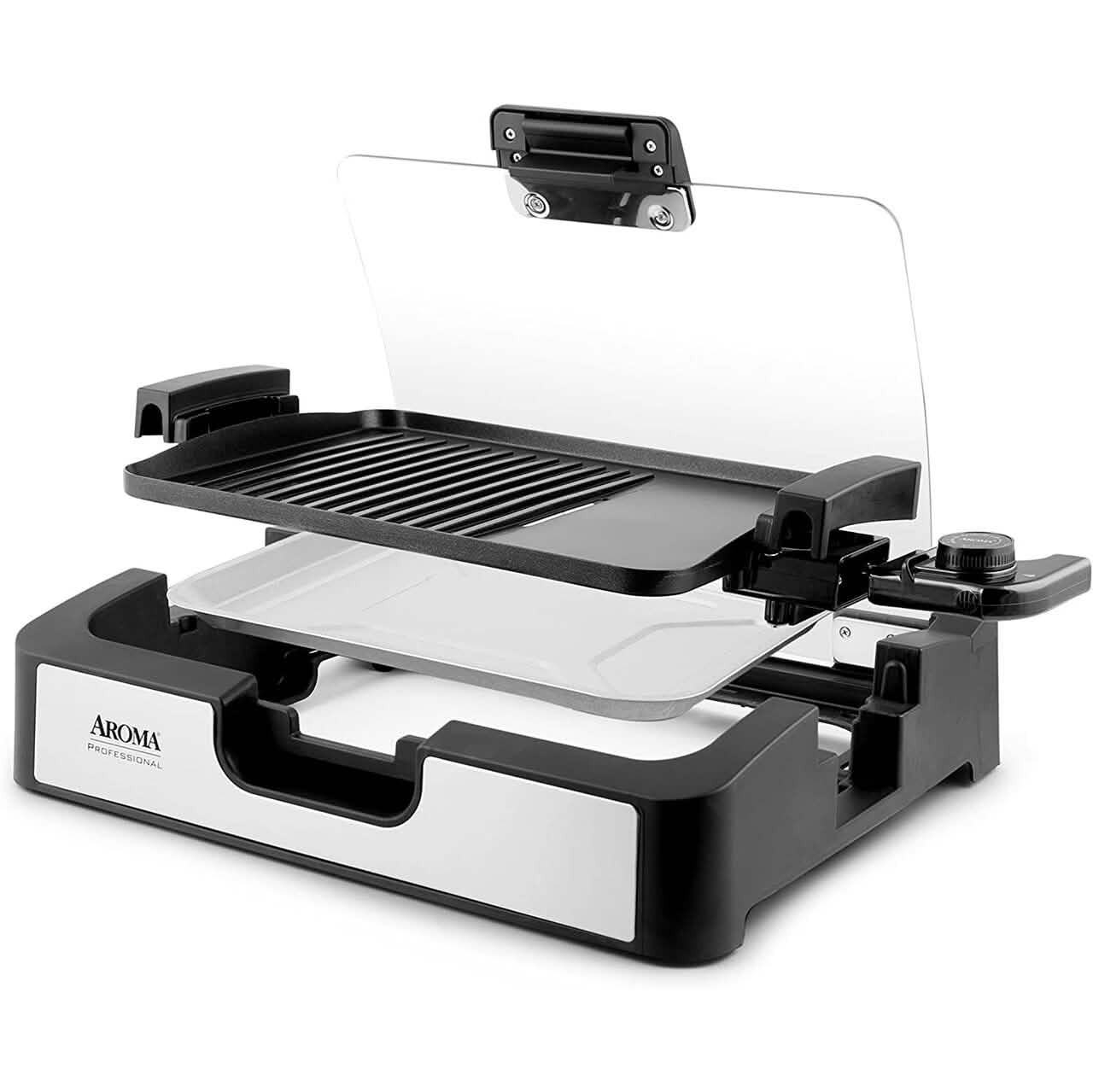 Aroma Housewares rauchfreier Elektrogrill/Griddle für den Innenbereich