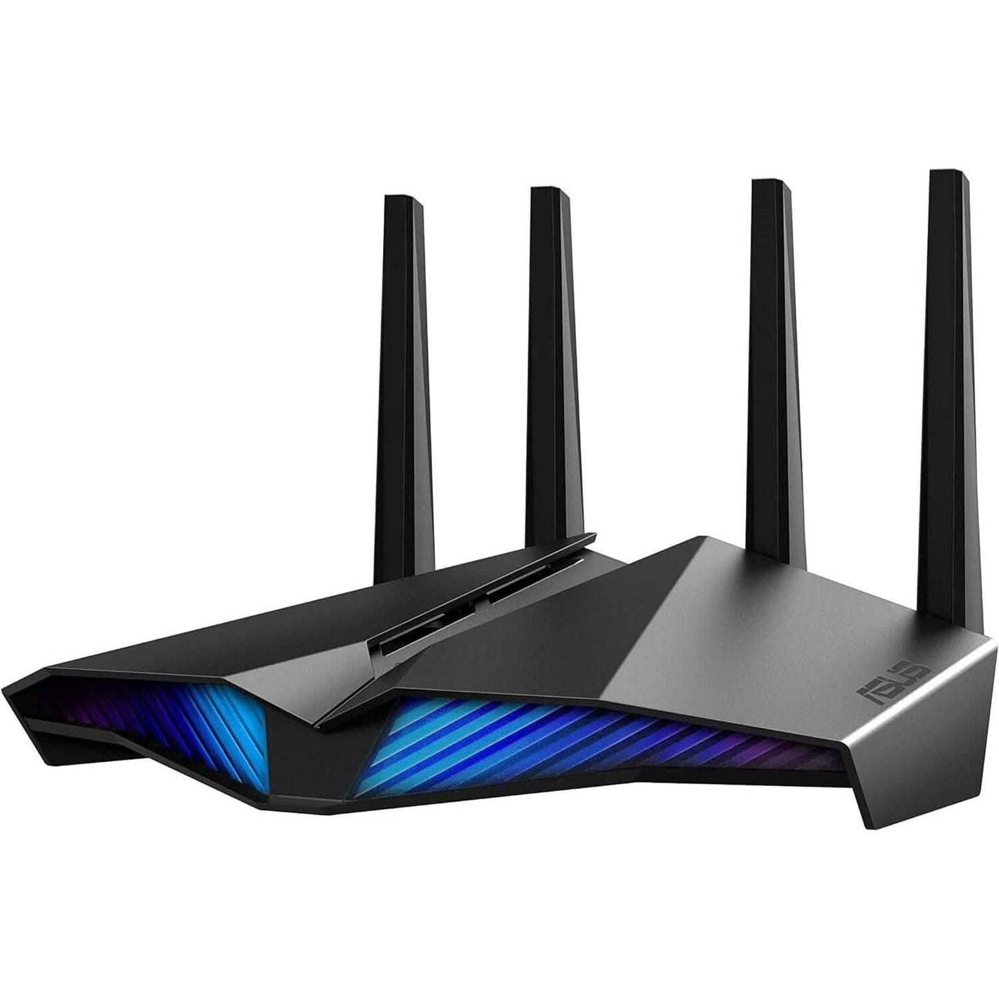 ASUS RT-AX82U AX5400 Dual-Band WiFi 6 Gaming Router, Game Acceleration, Mesh-Unterstützung, dedizierter Port, Mobile Boost, MU-MIMO, Aura RGB (Generalüberholt)