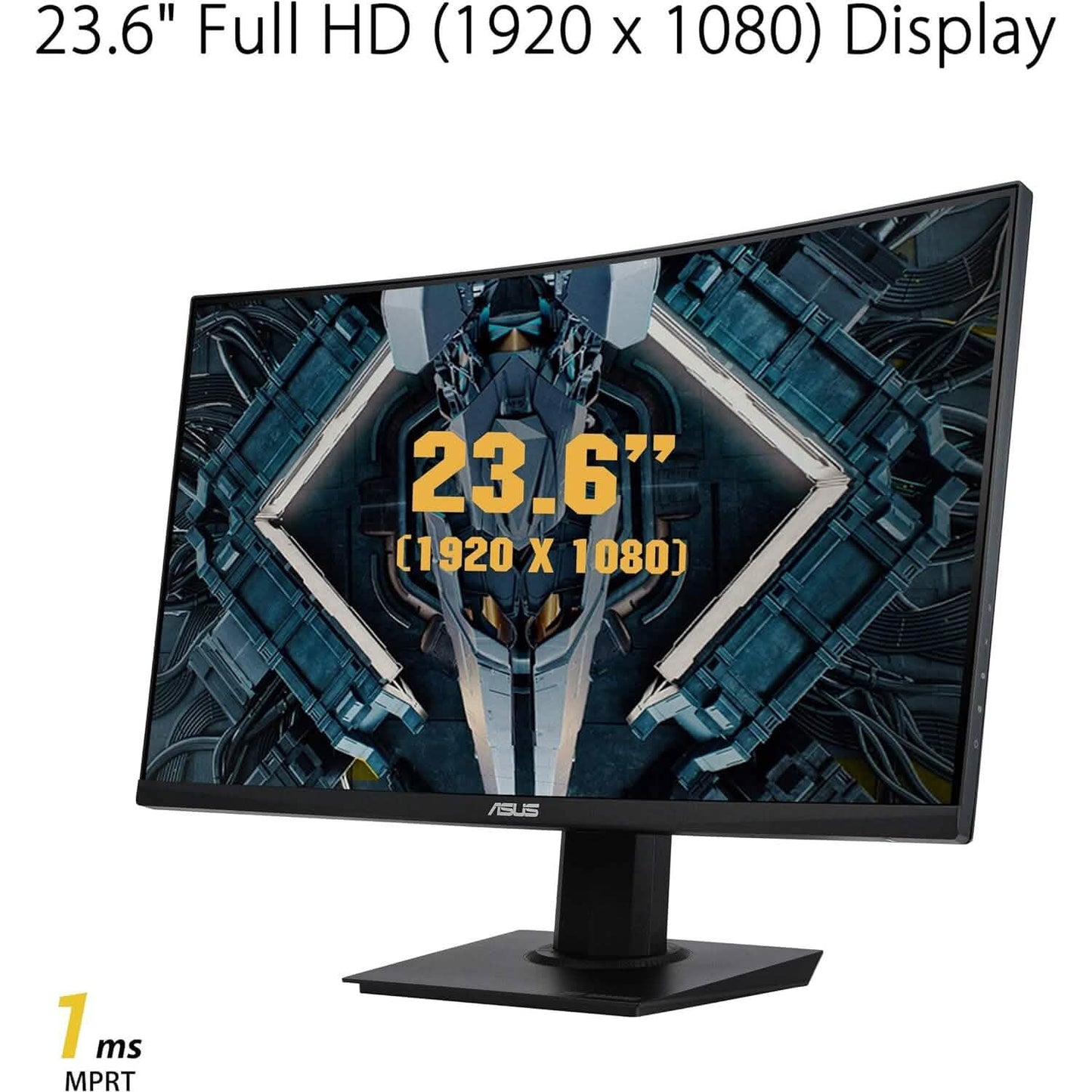 ASUS TUF Gaming 23.6" 1080P Curved Monitor (VG24VQE) (Generalüberholt)