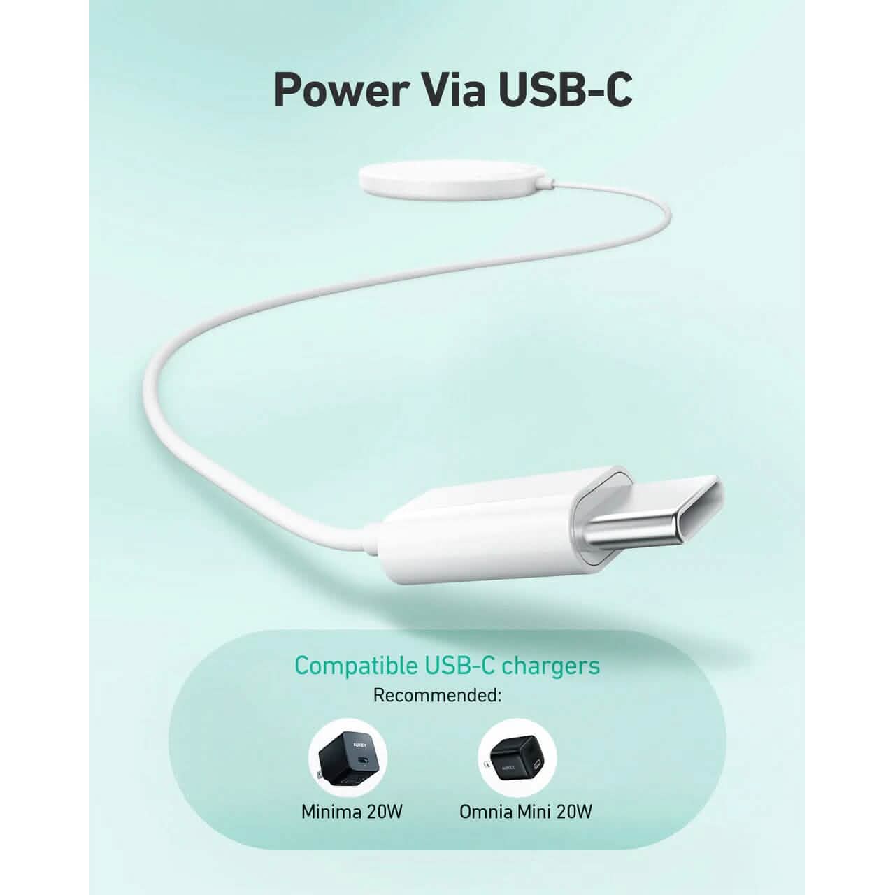 Aukey LC-A1 Aircore Kabelloses Ladegerät 15W Magnetisch Qi-Zertifiziert