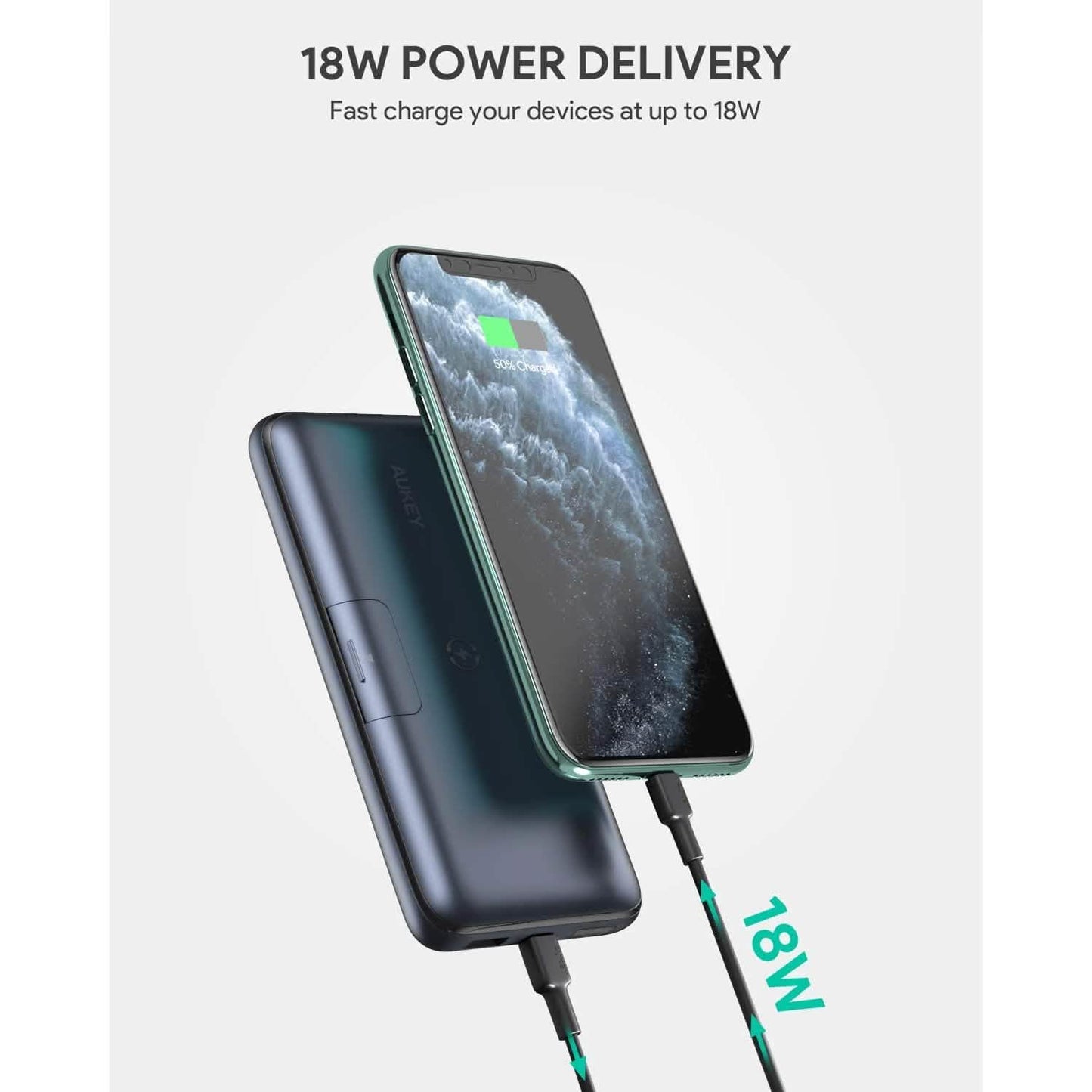 AUKEY PB-WL03 20000mAh Basix Pro Kabellose Powerbank