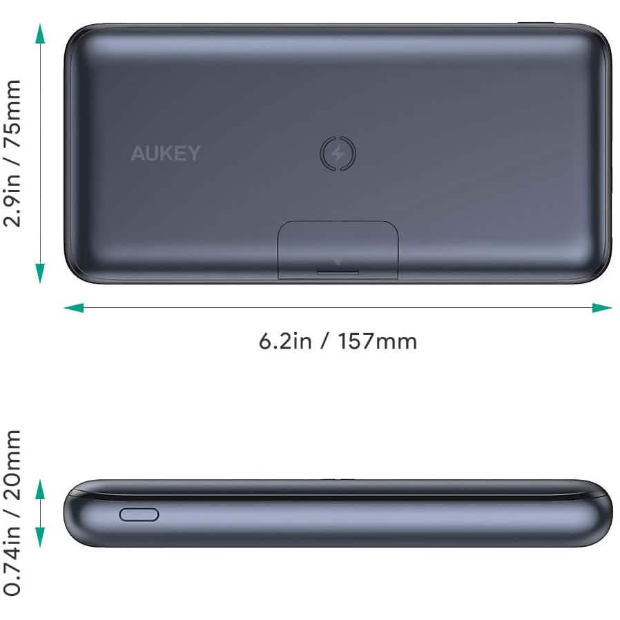 AUKEY PB-WL03 20000mAh Basix Pro Kabellose Powerbank
