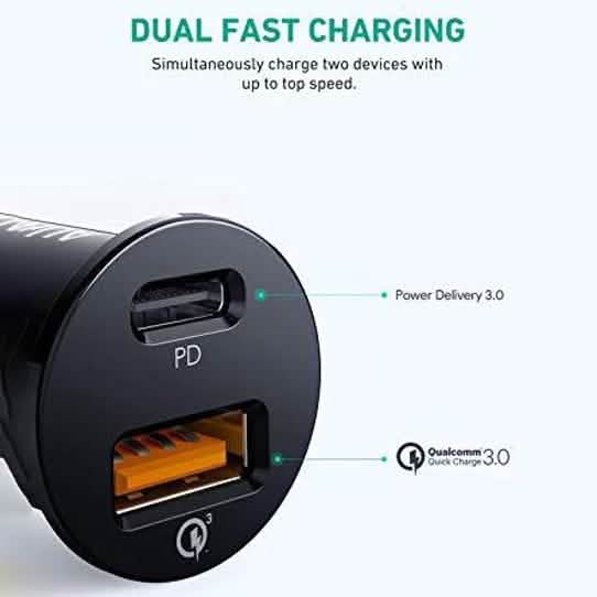 AUKEY USB C KFZ-Ladegerät