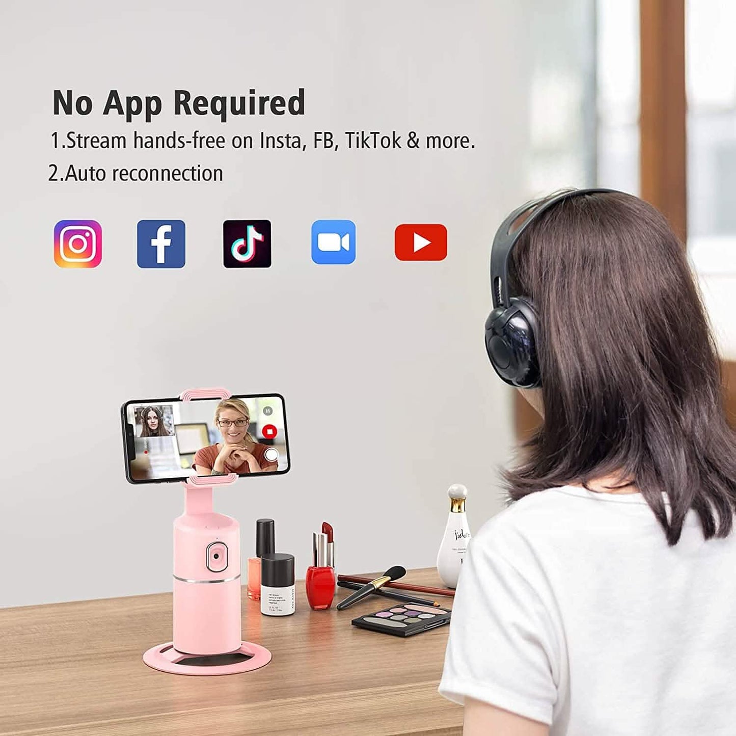 Telefonhalterung mit automatischer Gesichtsverfolgung