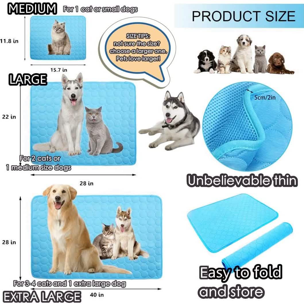 Automatische kühlende Hundematte Waschbare Haustierschlafdecke/-matte