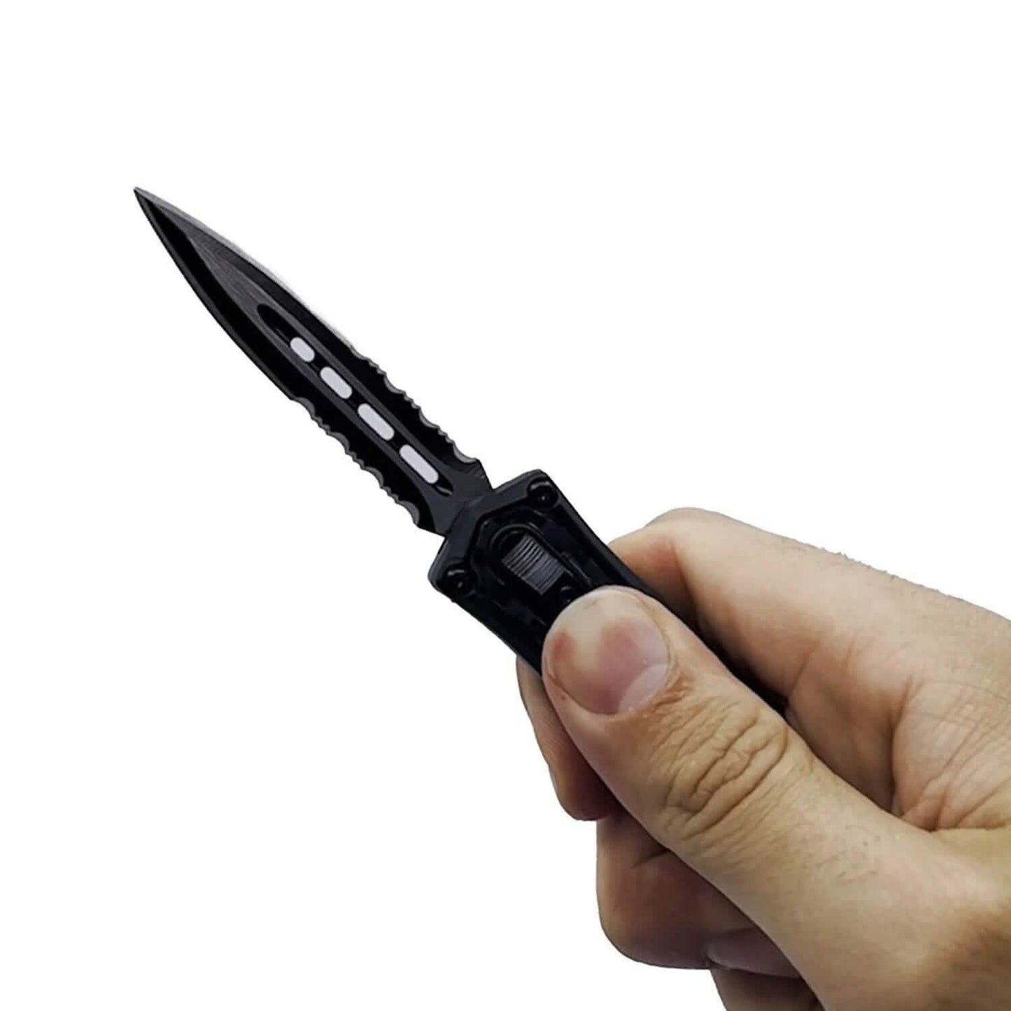 2er-Pack: OTF-Springmesser mit doppelseitiger Klinge