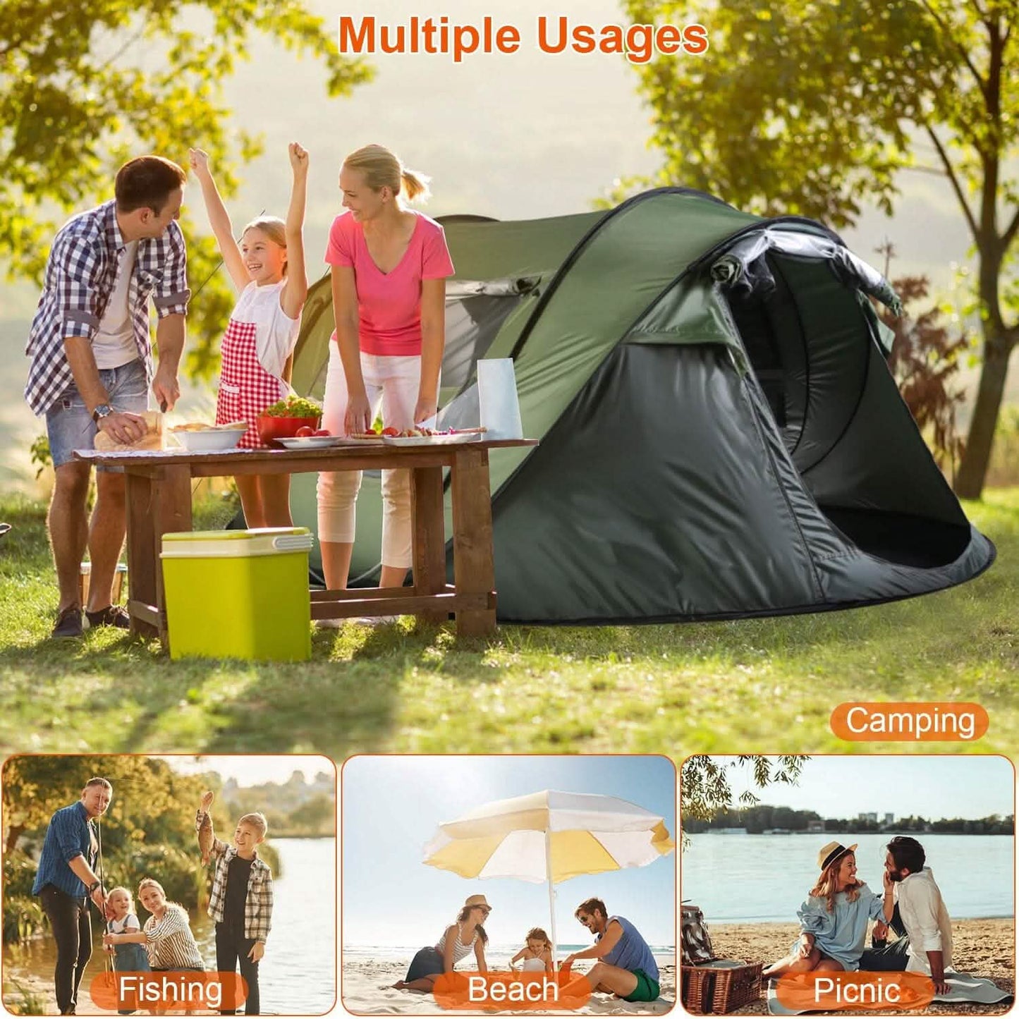 Automatisches Pop-Up-Zelt