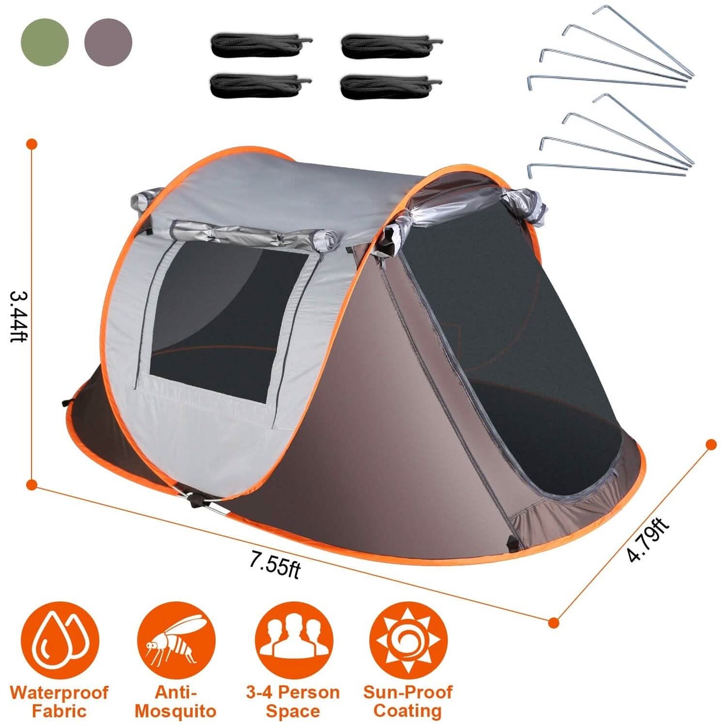 Automatisches Pop-Up-Zelt