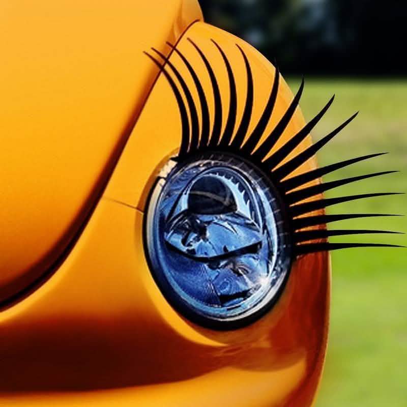 Auto Scheinwerfer Auto Wimpern Aufkleber