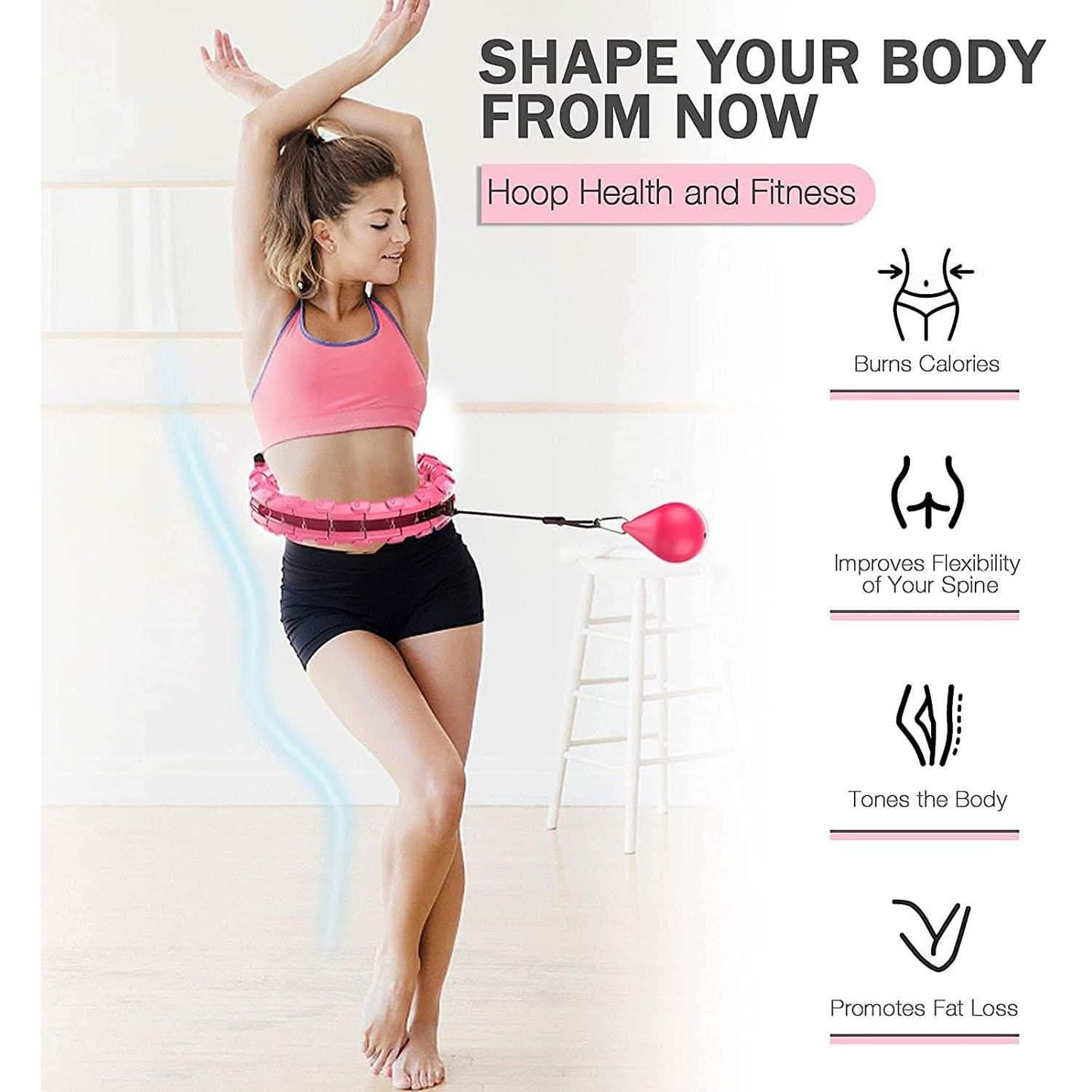 AZ GOGO Smart Hula-Hoop mit Gewichten