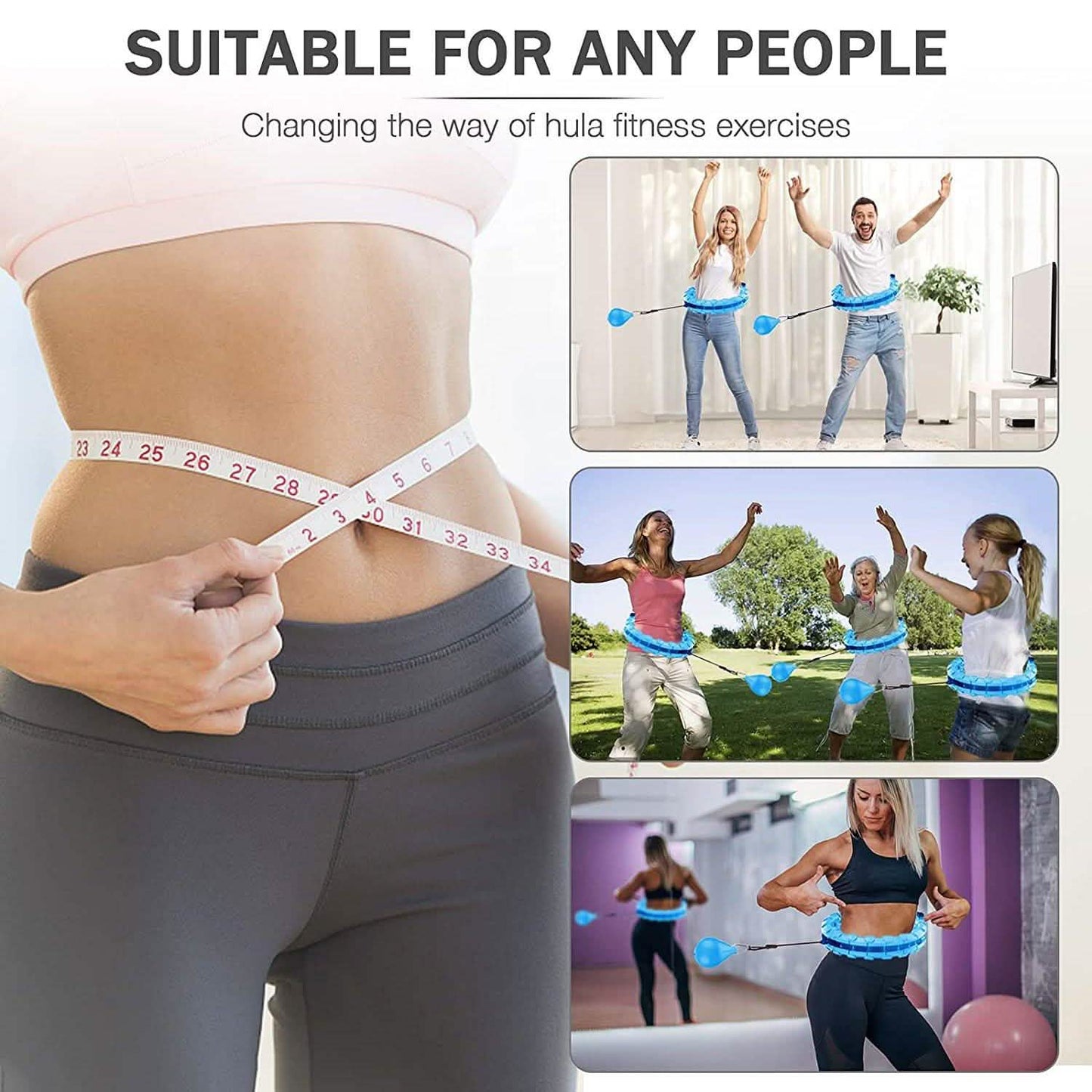 AZ GOGO Smart Hula-Hoop mit Gewichten